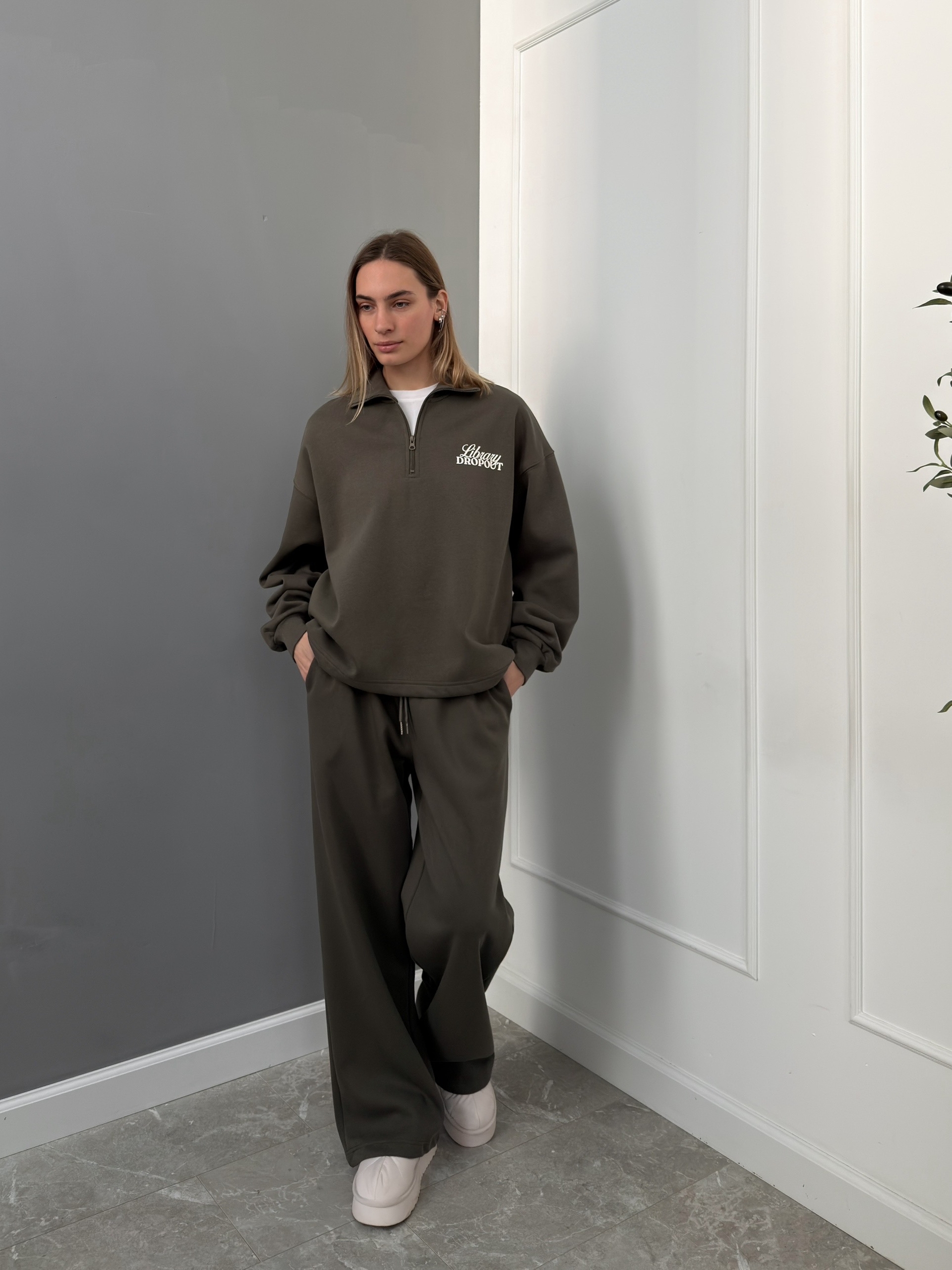 Костюм Cosmic 69 свитшот ворот на молнии+брюки флис