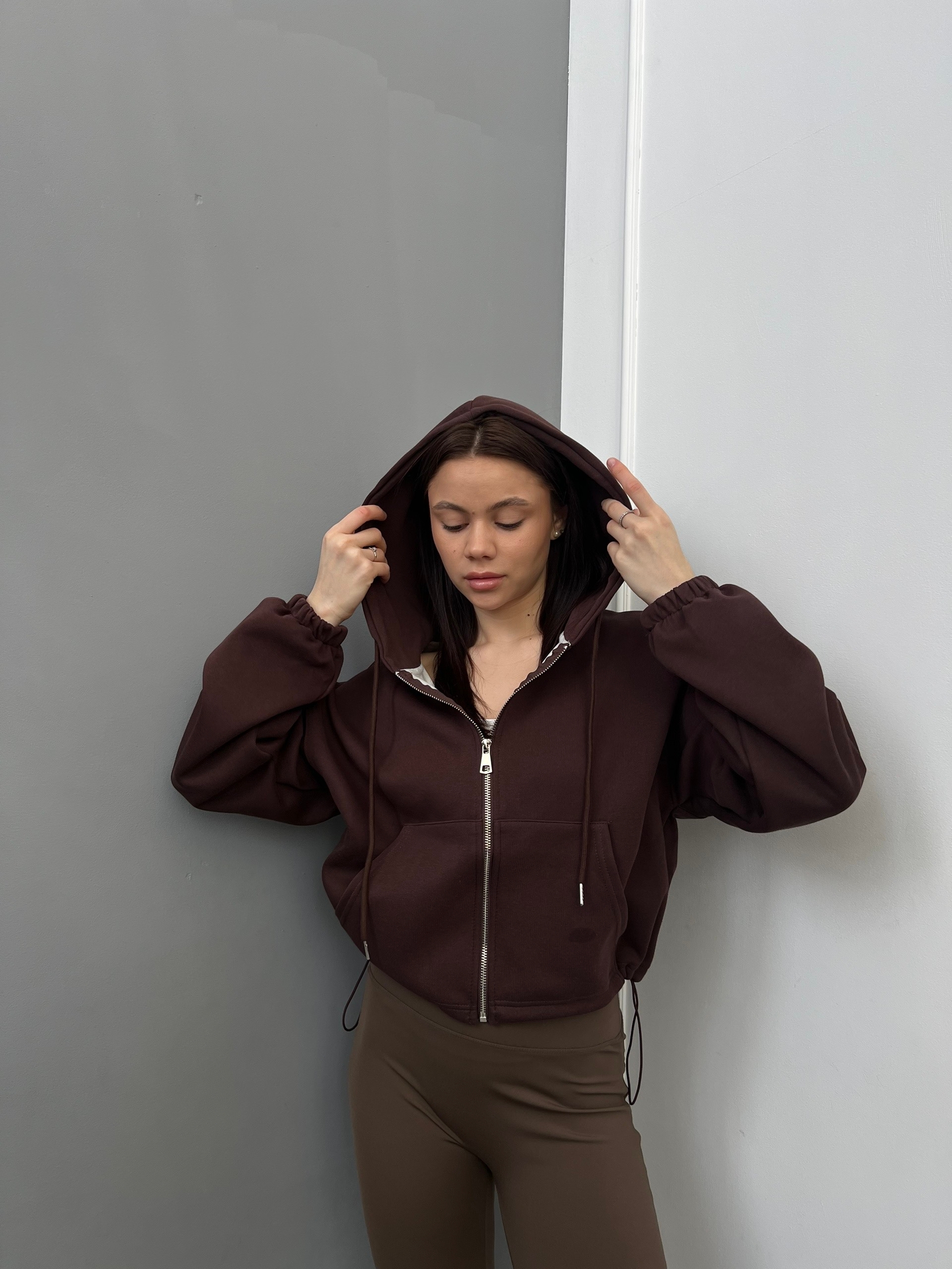 Толстовка NJ 5851 однотон