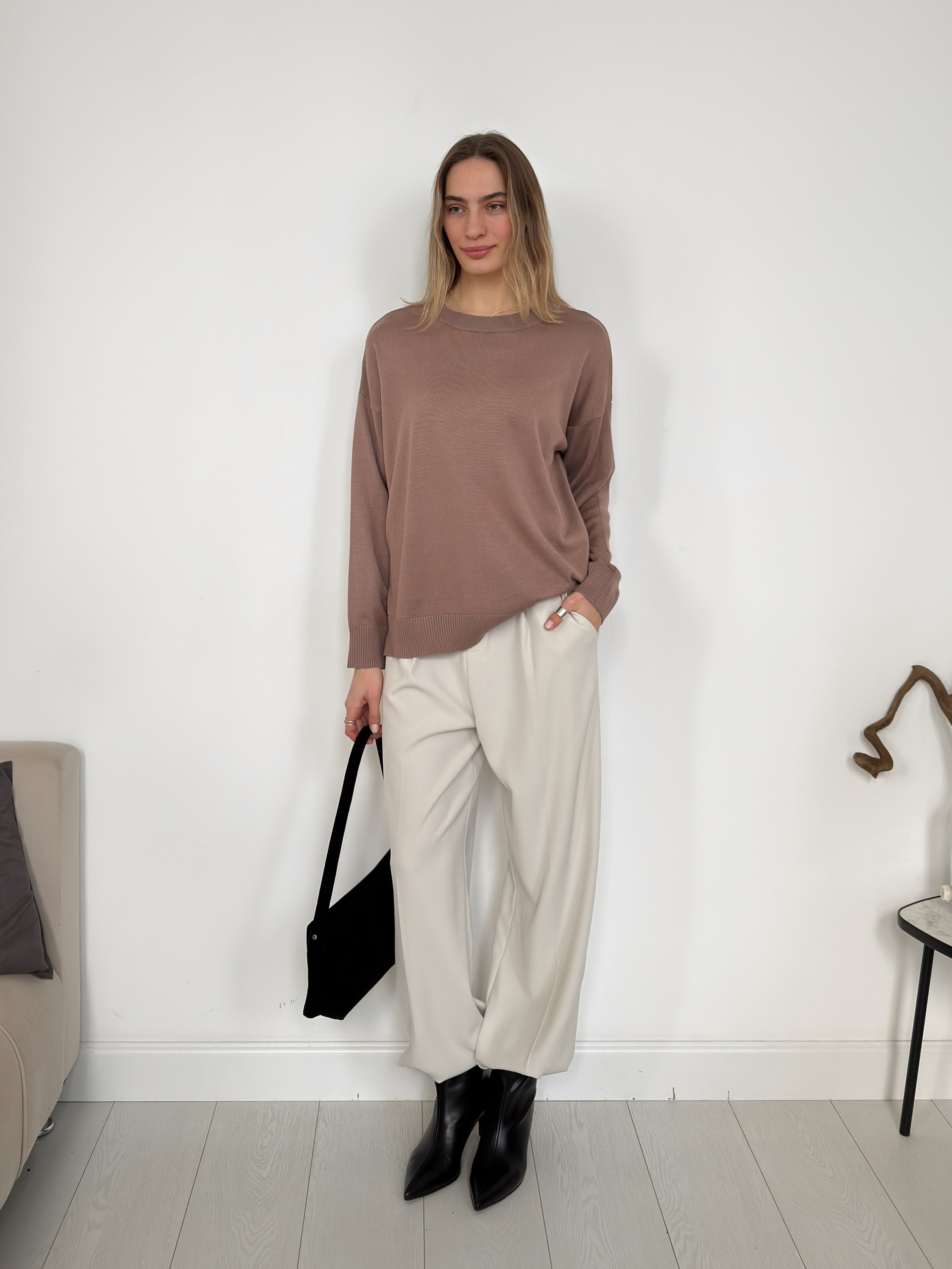 Джемпер 273-1 круглый ворот