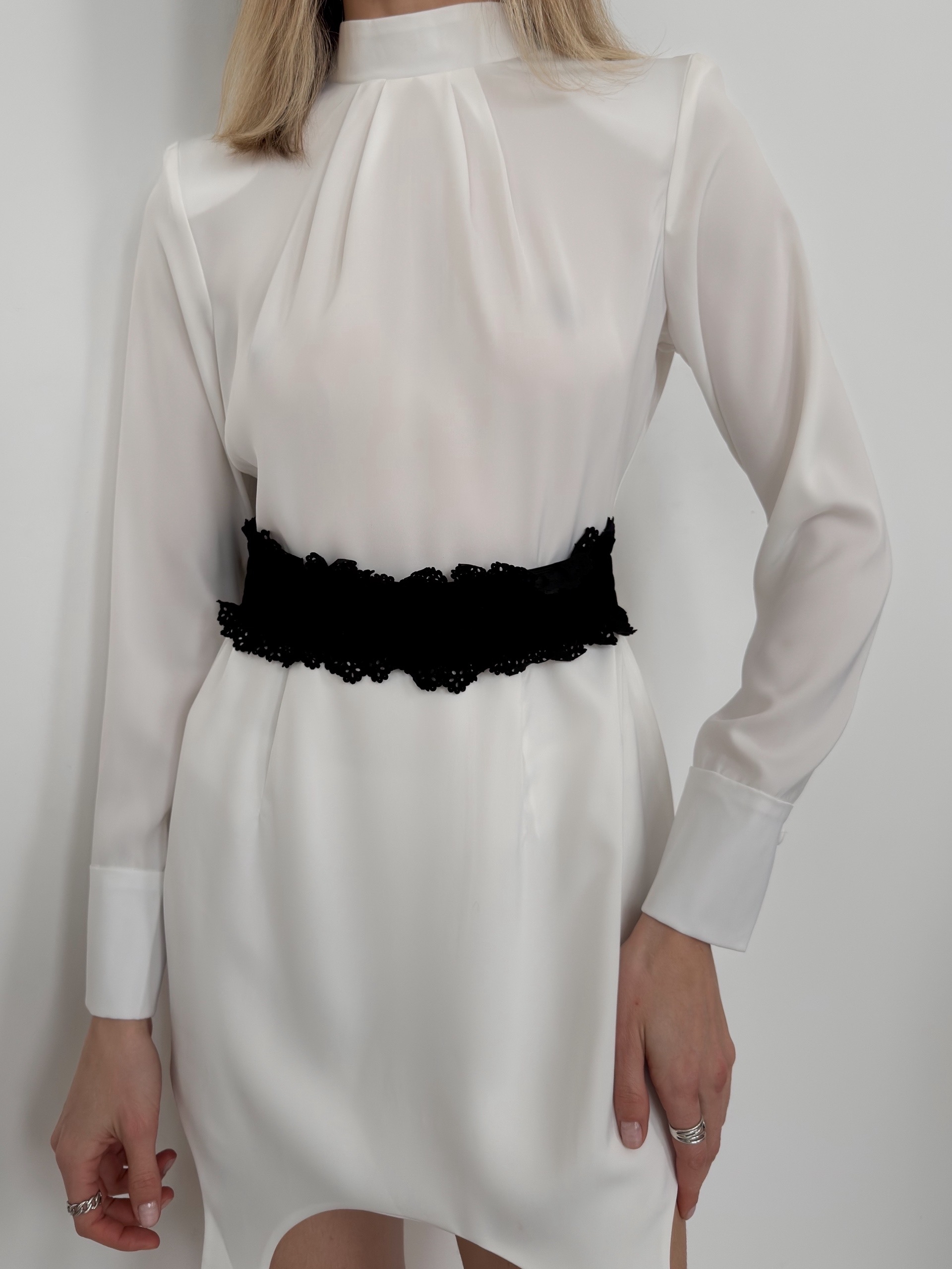 Пояс велюр с бахромой