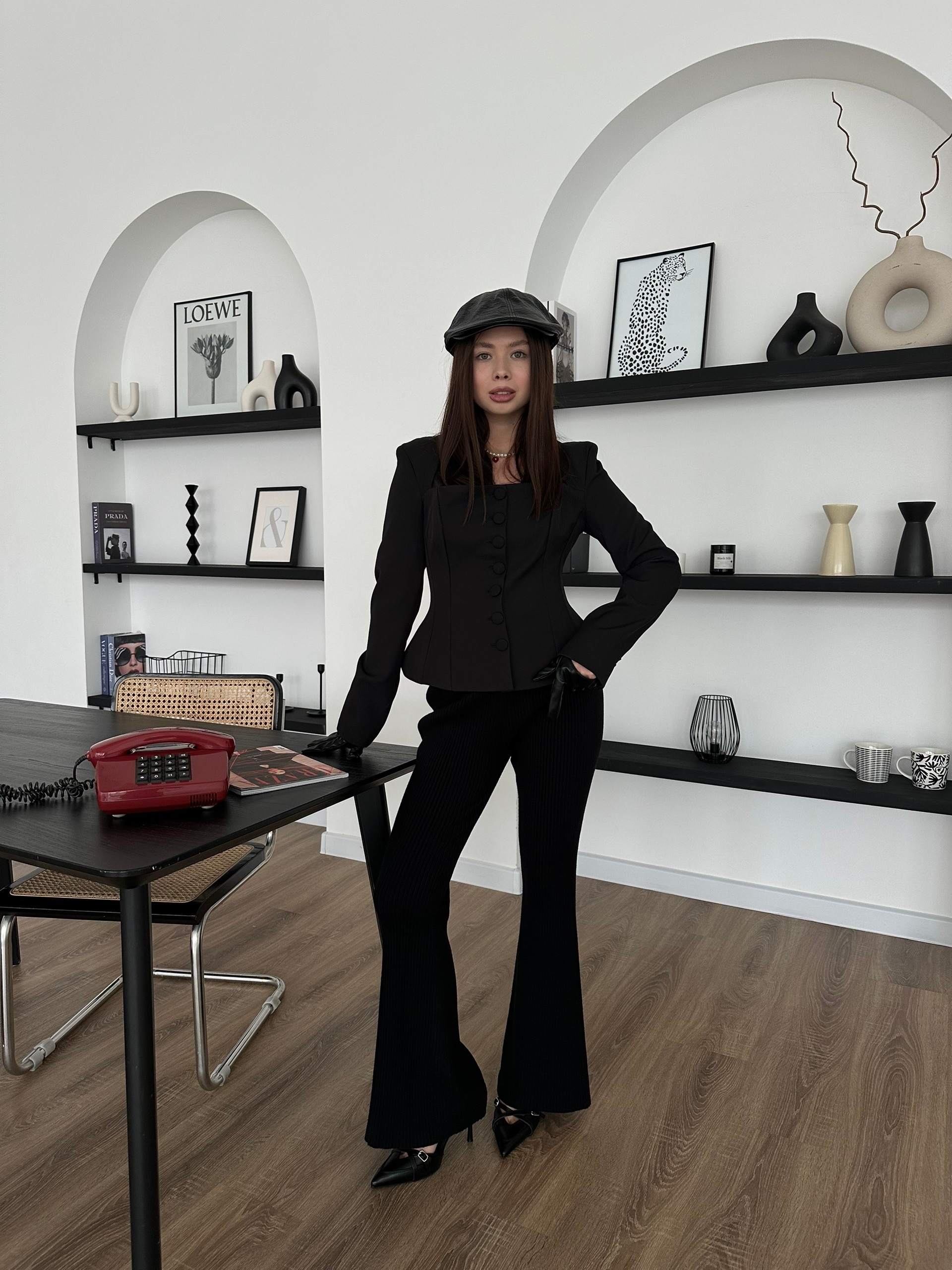 ЖакетAGDALI 1065 квадратный вырез приталенный