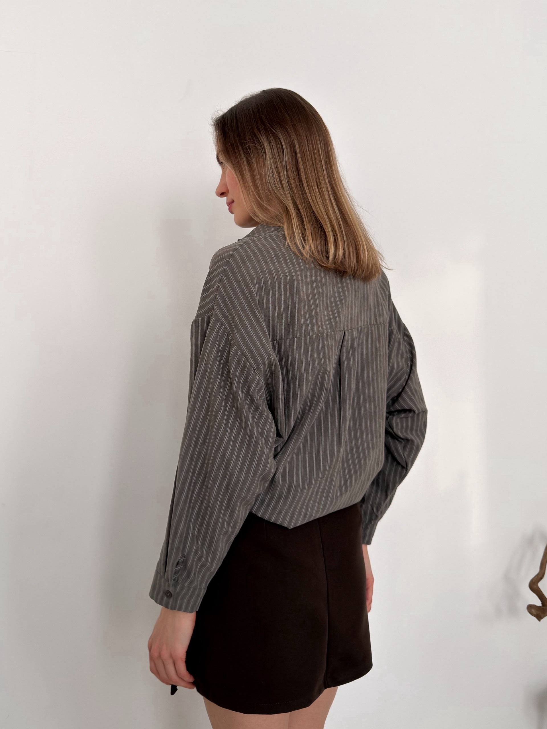 Рубашка Chuangxijidi 9791 в полоску