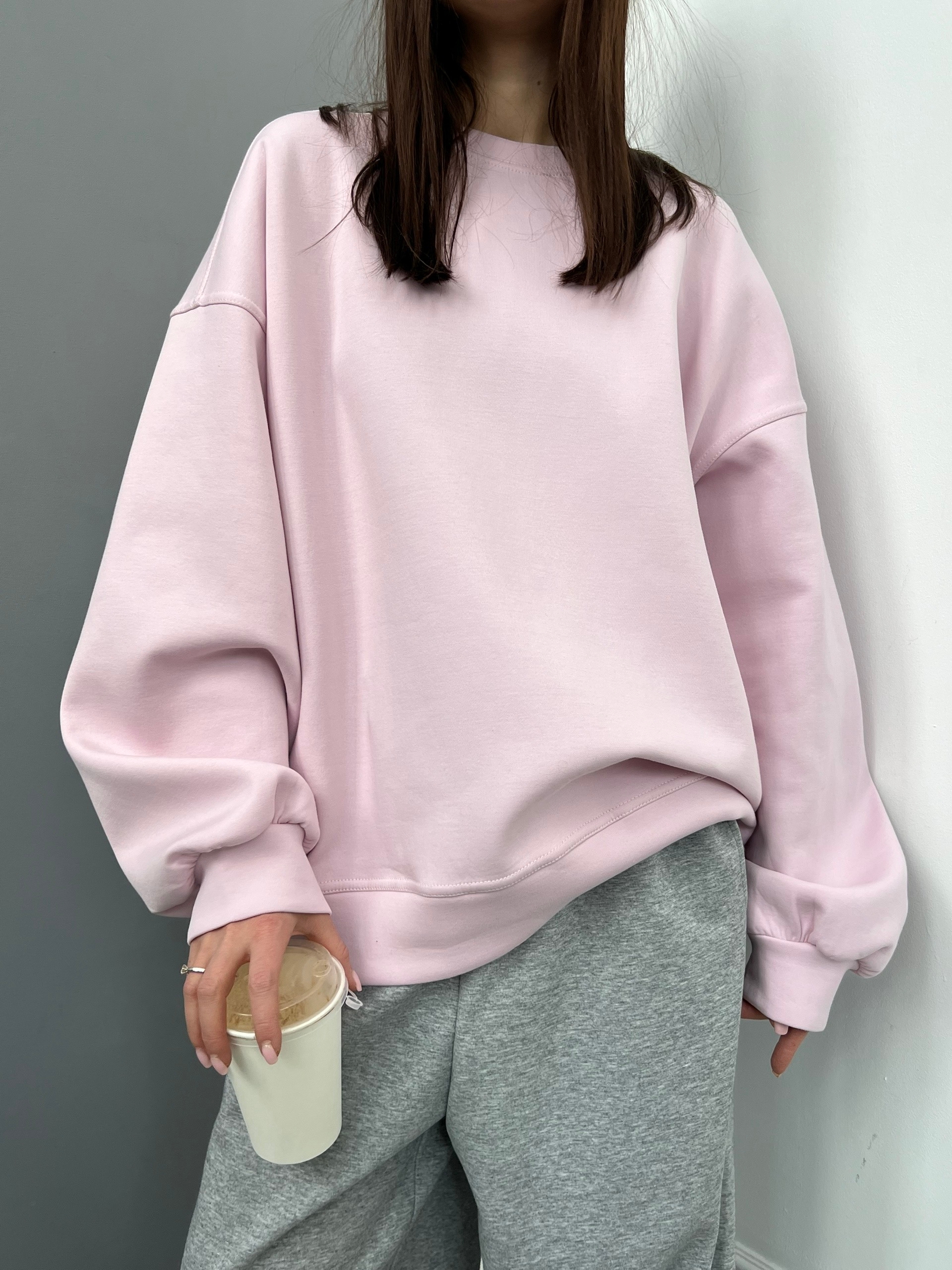 Свитшот W 9524 однотон