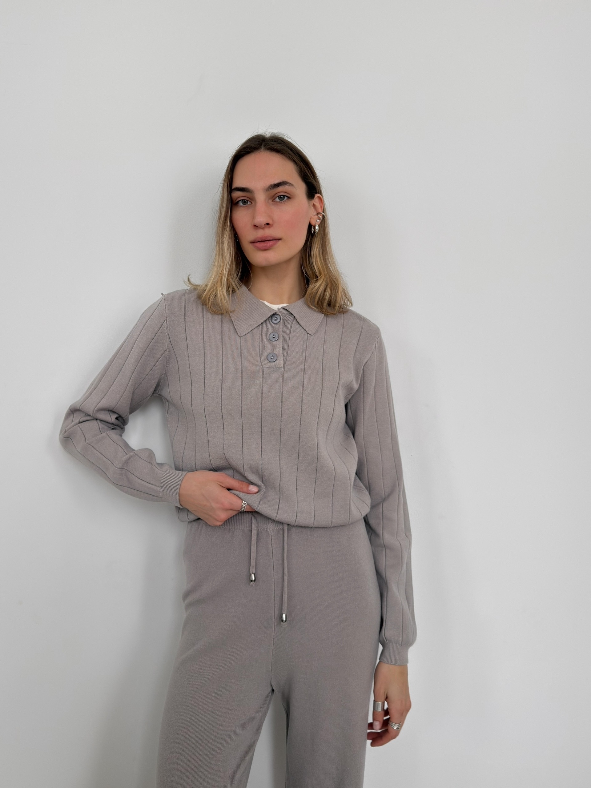 Костюм 2551 джемпер поло+брюки