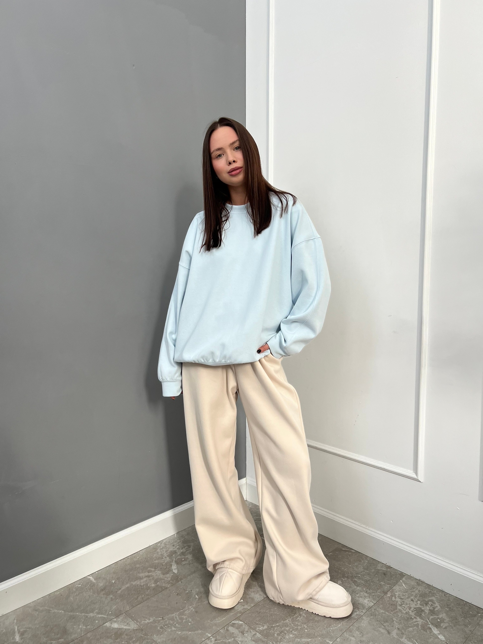 Свитшот NJ 329 однотон