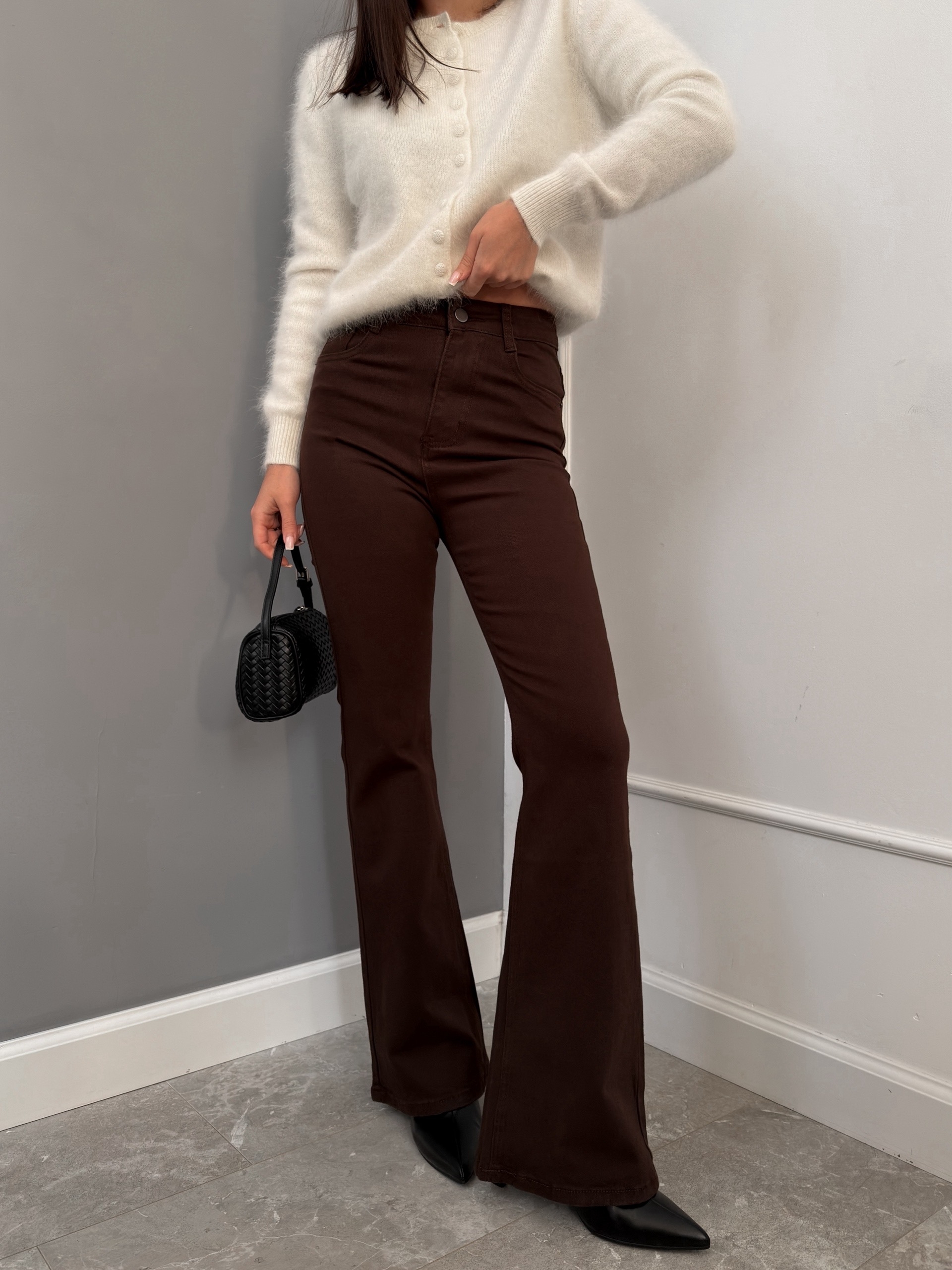 Джинсы J9156 клеш