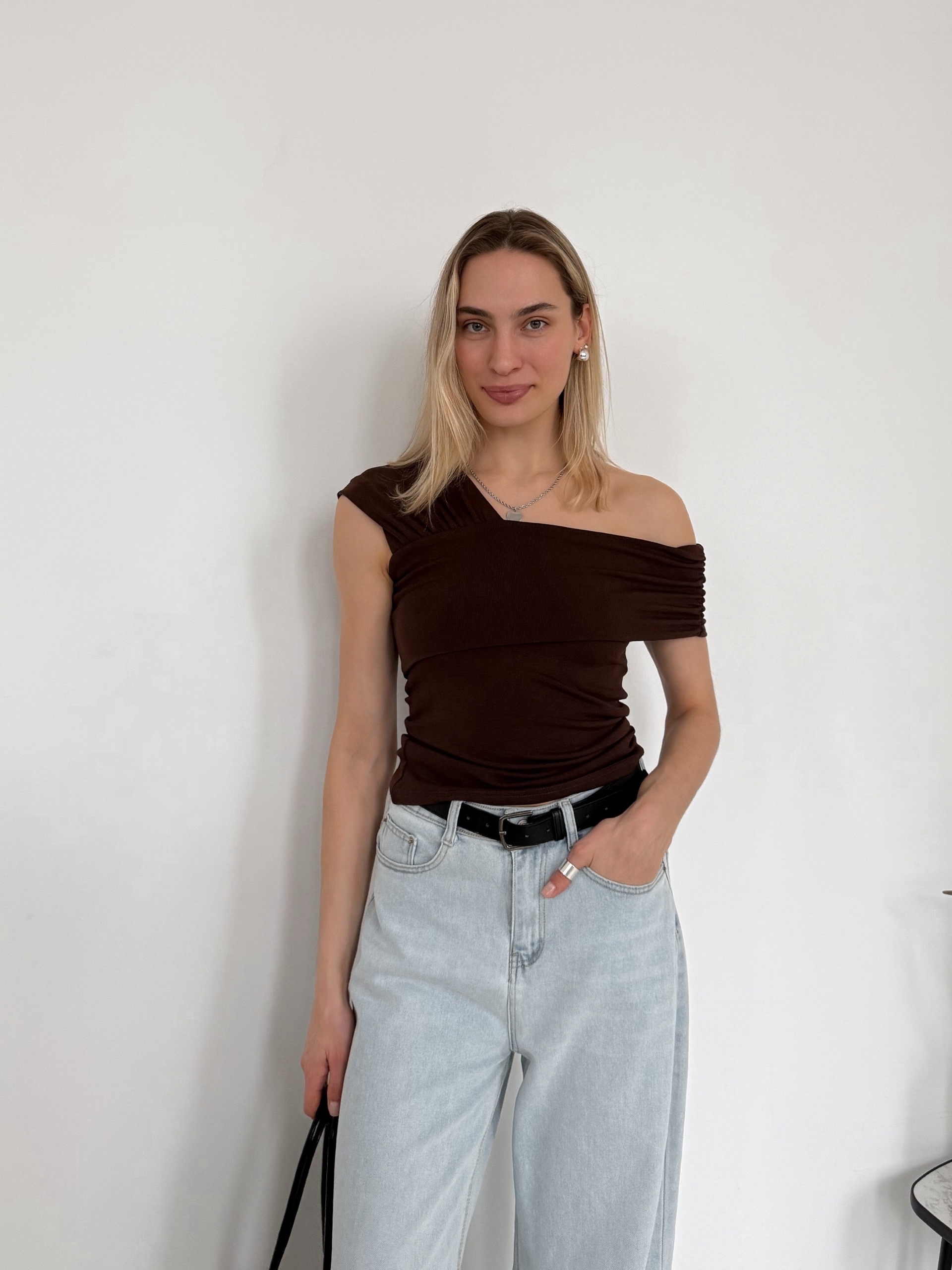 Майка Casual ассиметрия
