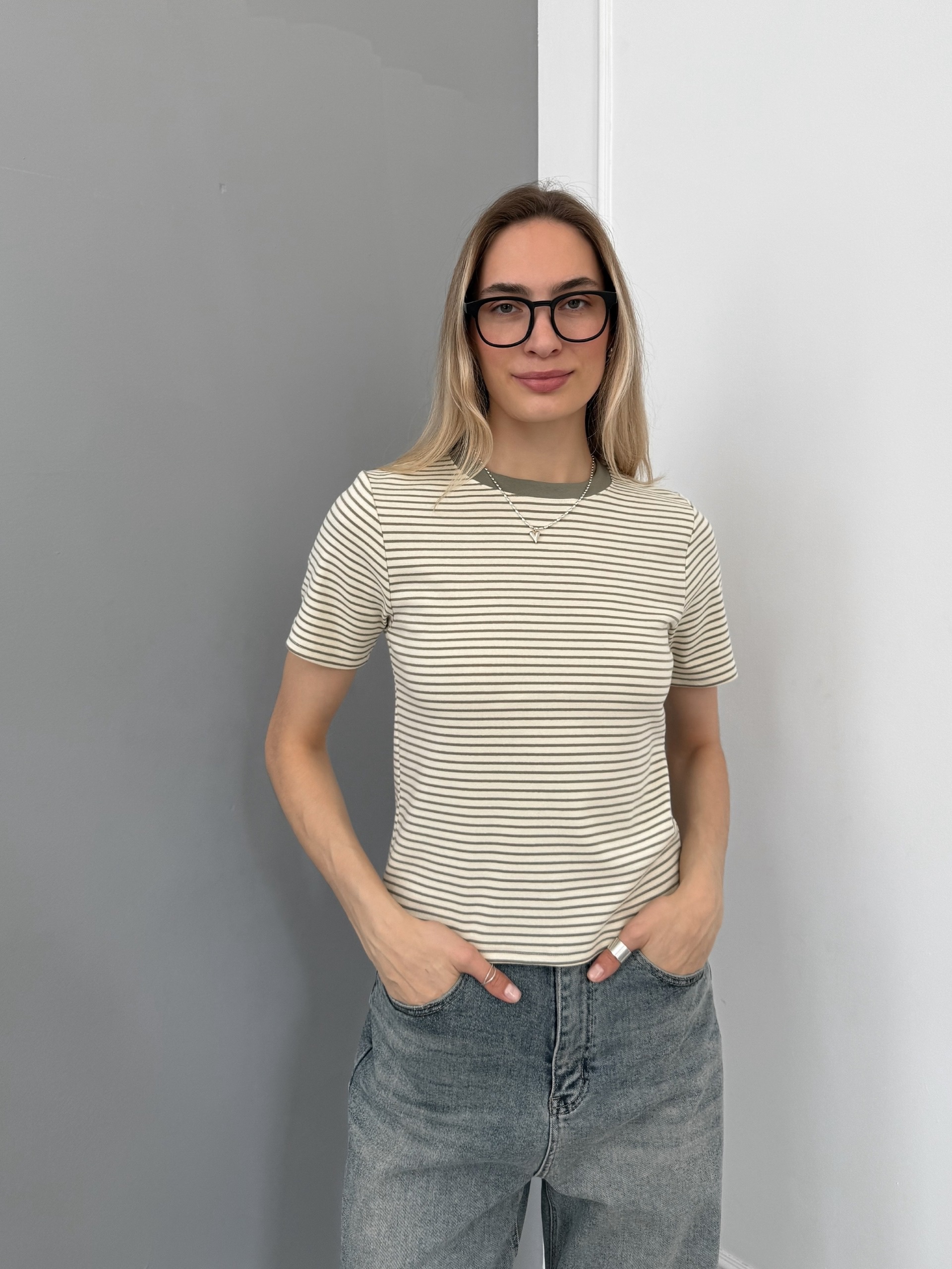 Футболка полоска 2800 fashion