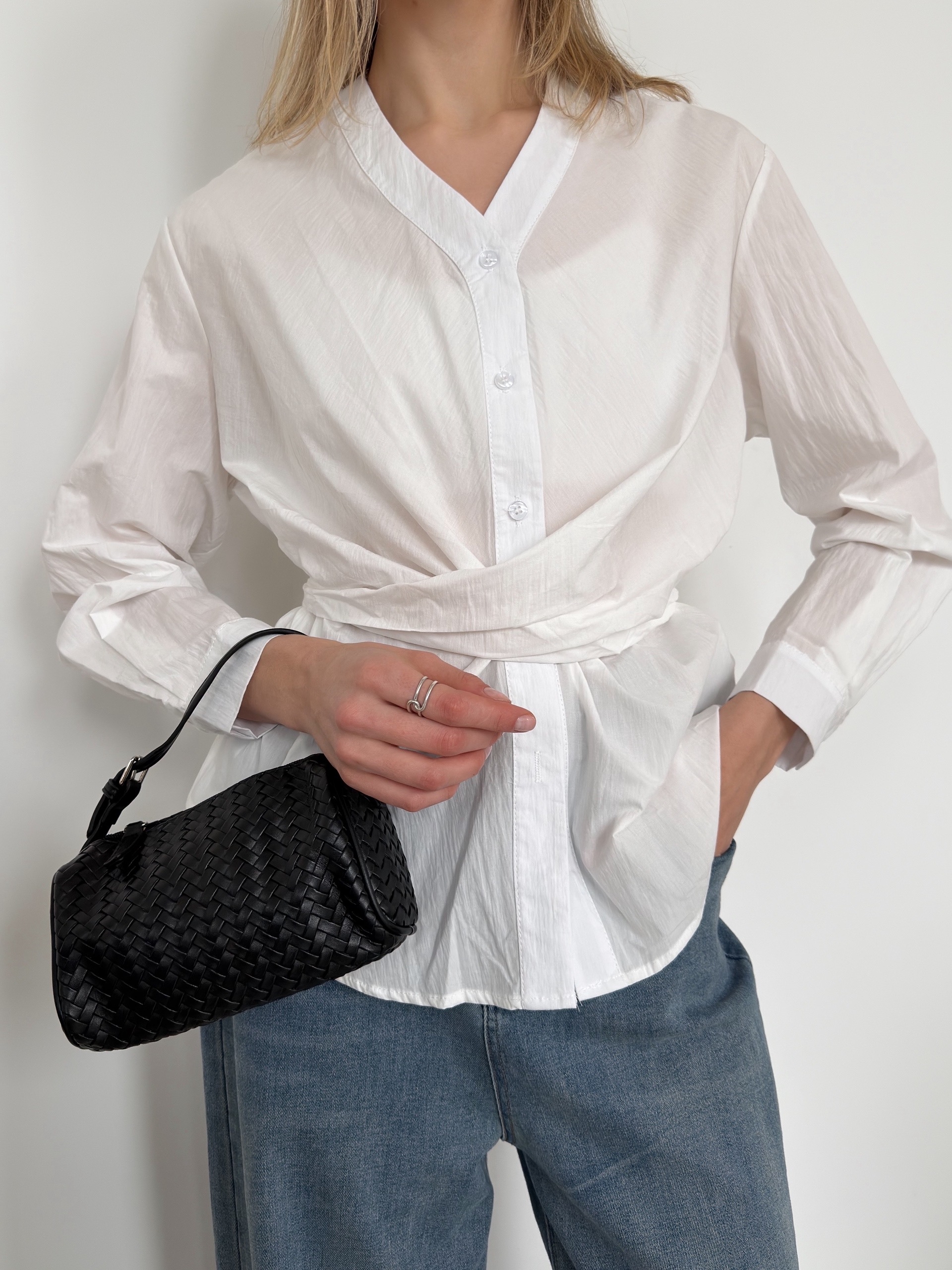 Рубашка the nice завязка D778