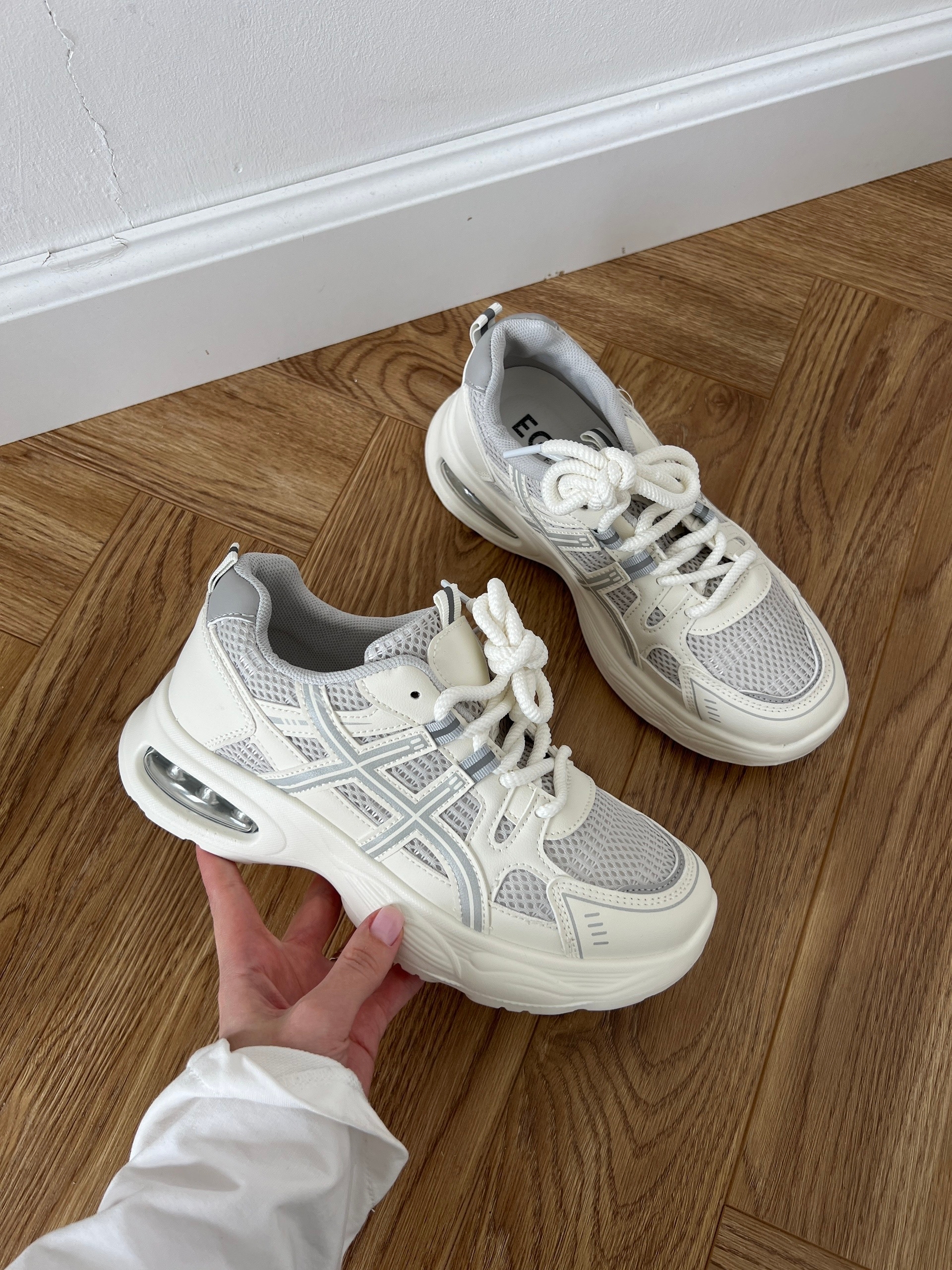 Кроссовки EG 65-2 сетка кож вставки