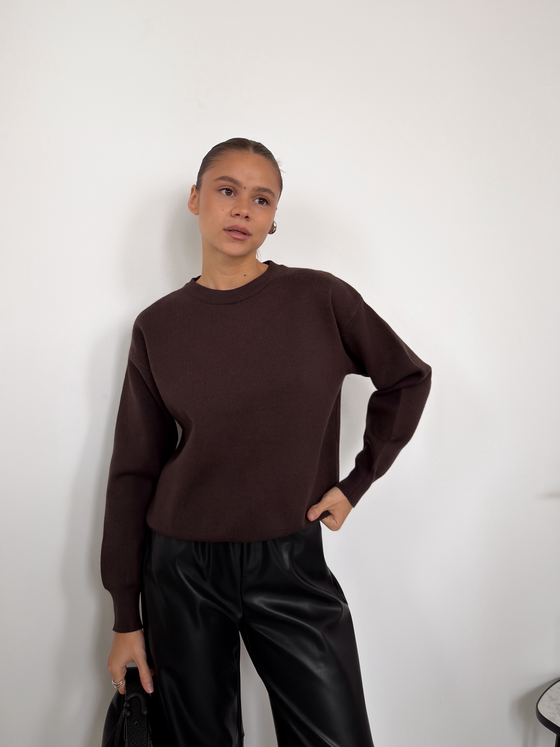 Джемпер Korea 649 круглый ворот