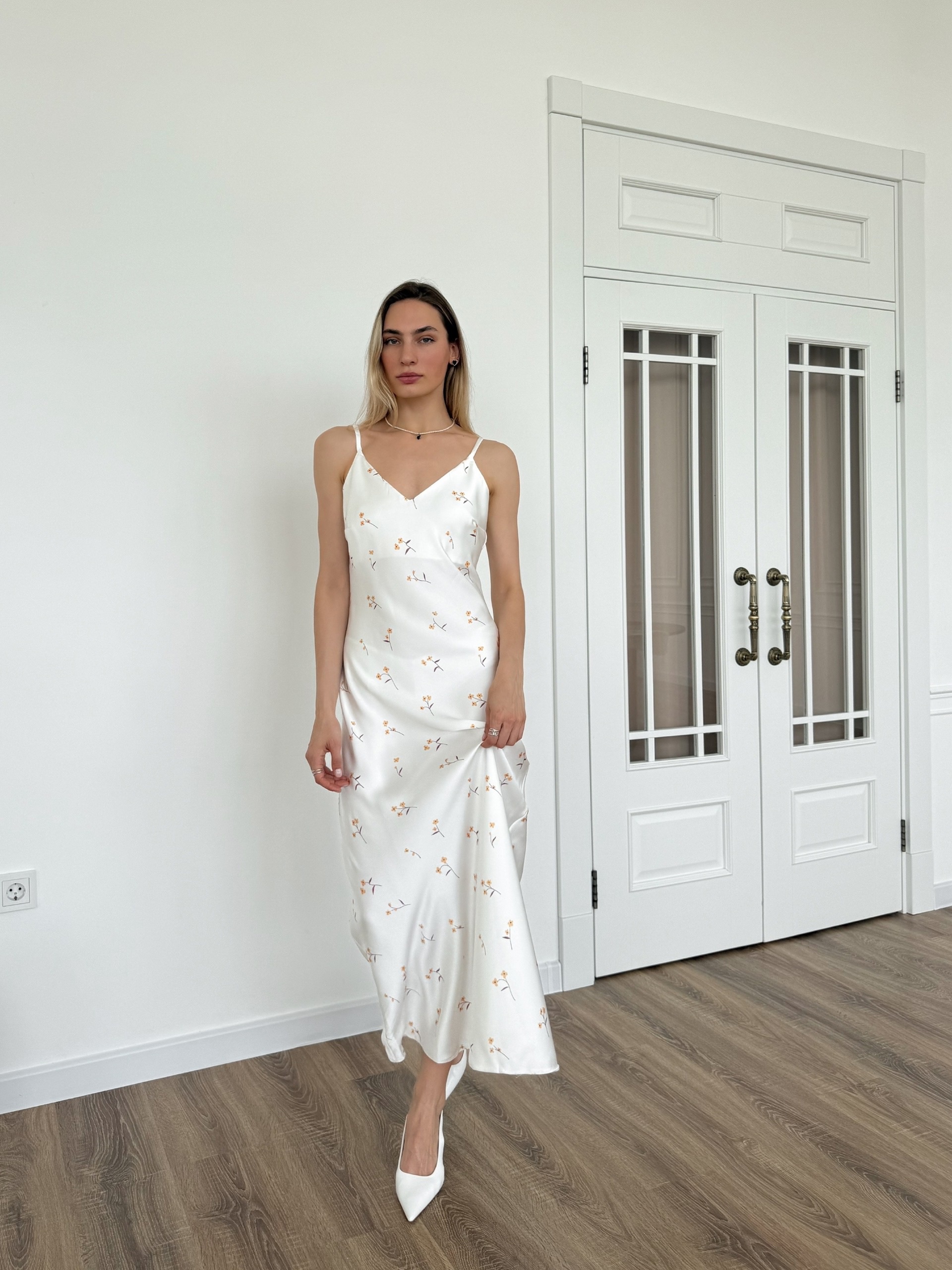 Платье Ailuna collection 777 комбинация атлас макси