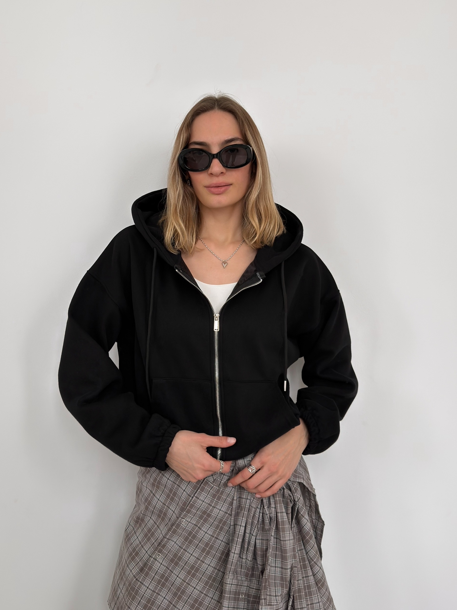 Худи Korea 1209  флис затяжка