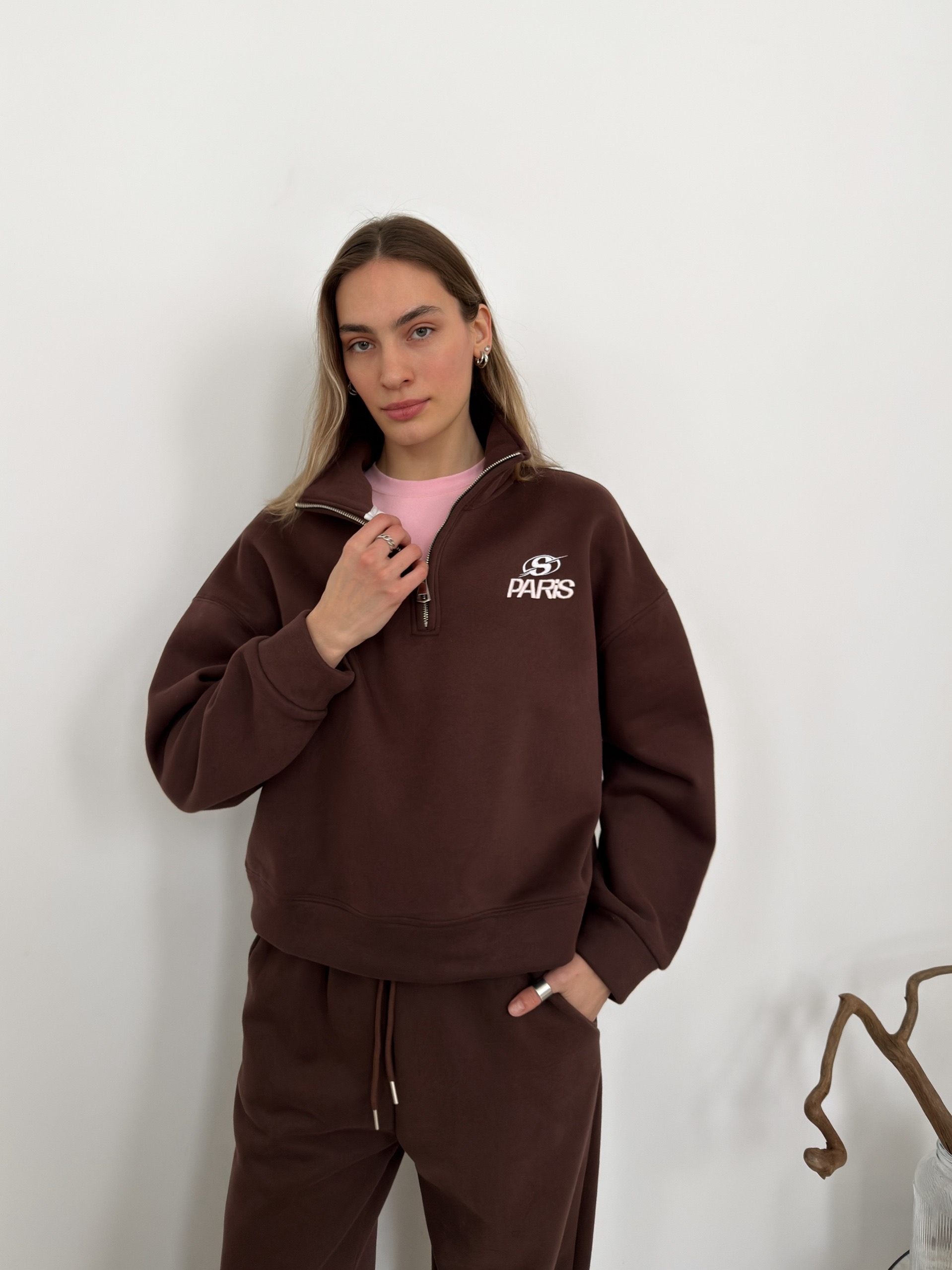 Костюм Korea 3075 Paris ворот на замке флис