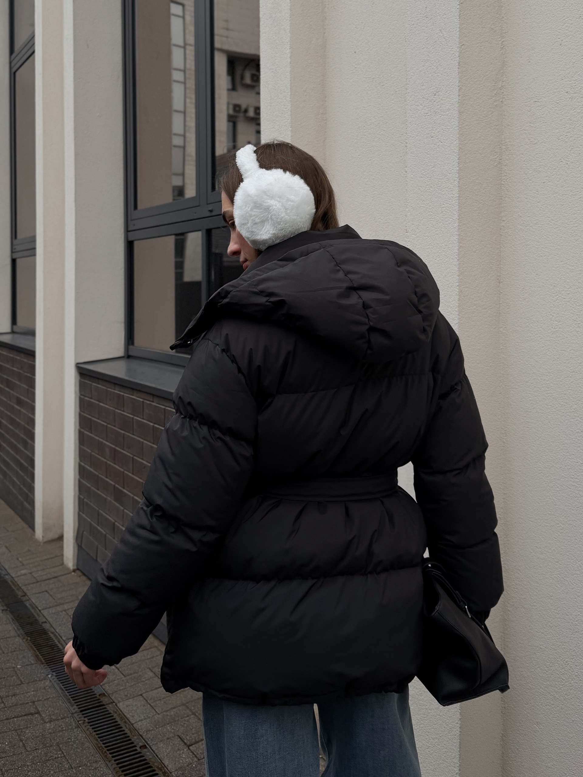 Куртка W5928 с поясом