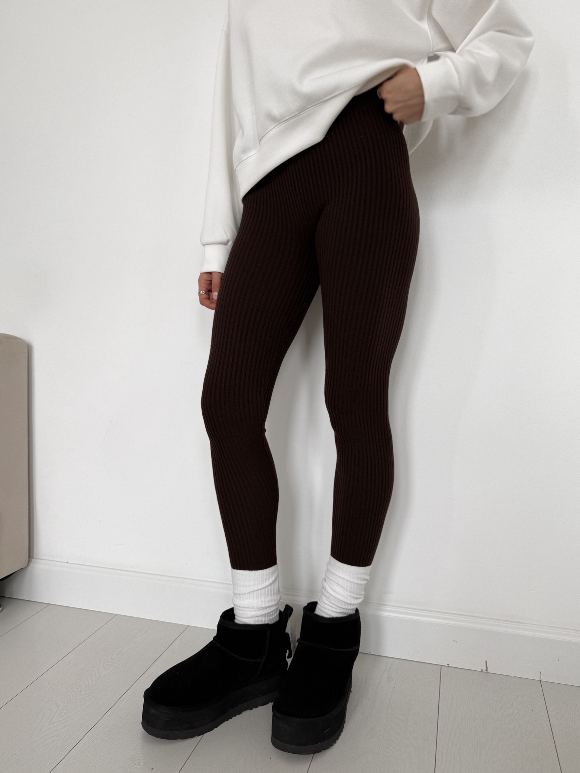 Лосины Fashion classic 157 крупный рубчик