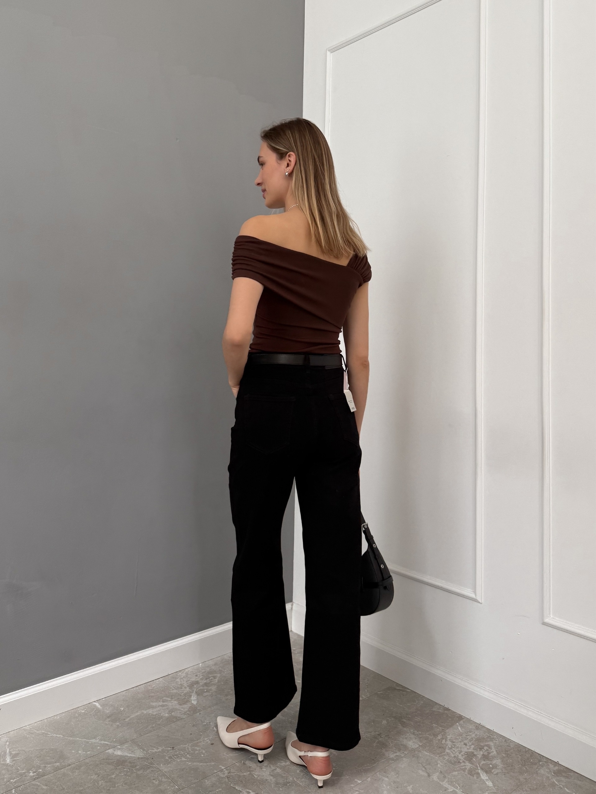 Джинсы Praisejeans F6145J трубы черные