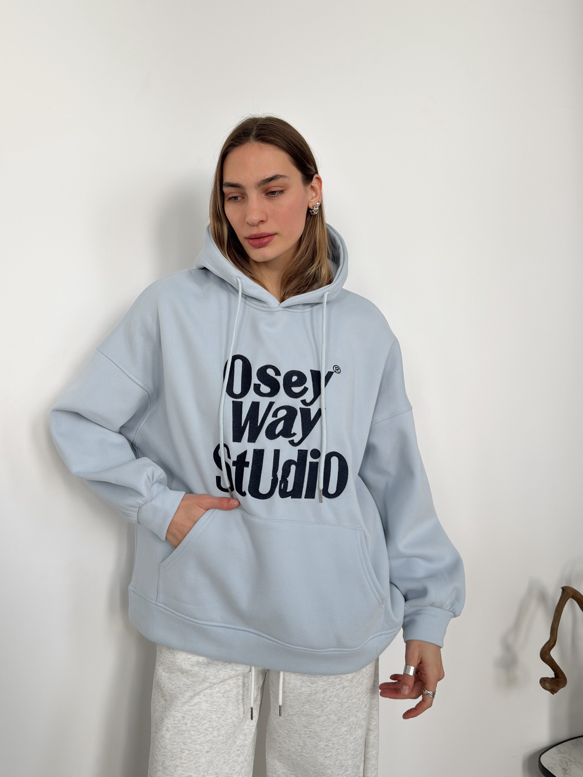 Худи W9507 osey way studio флис