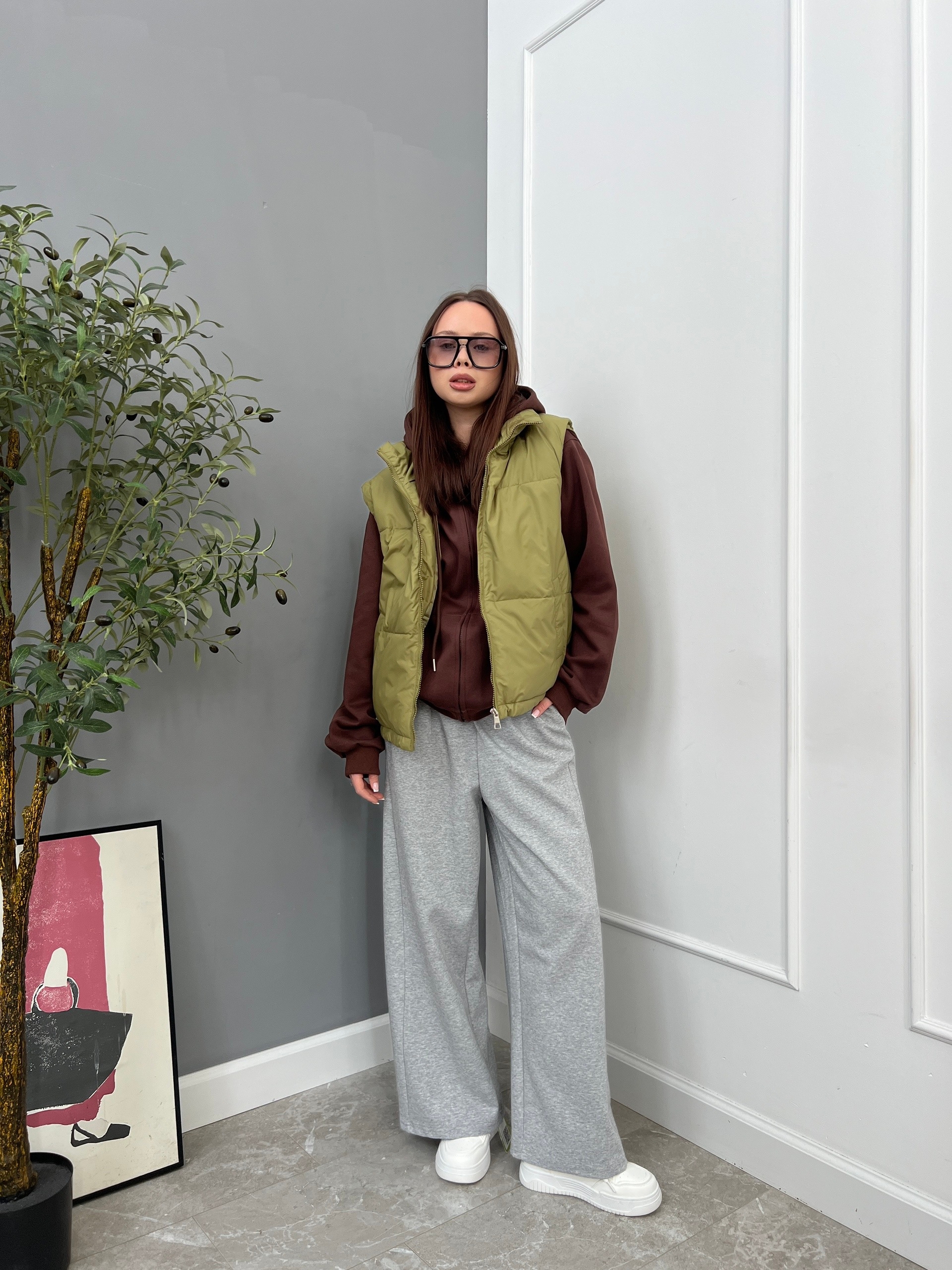 Куртка-жилетка Korea A26 короткая