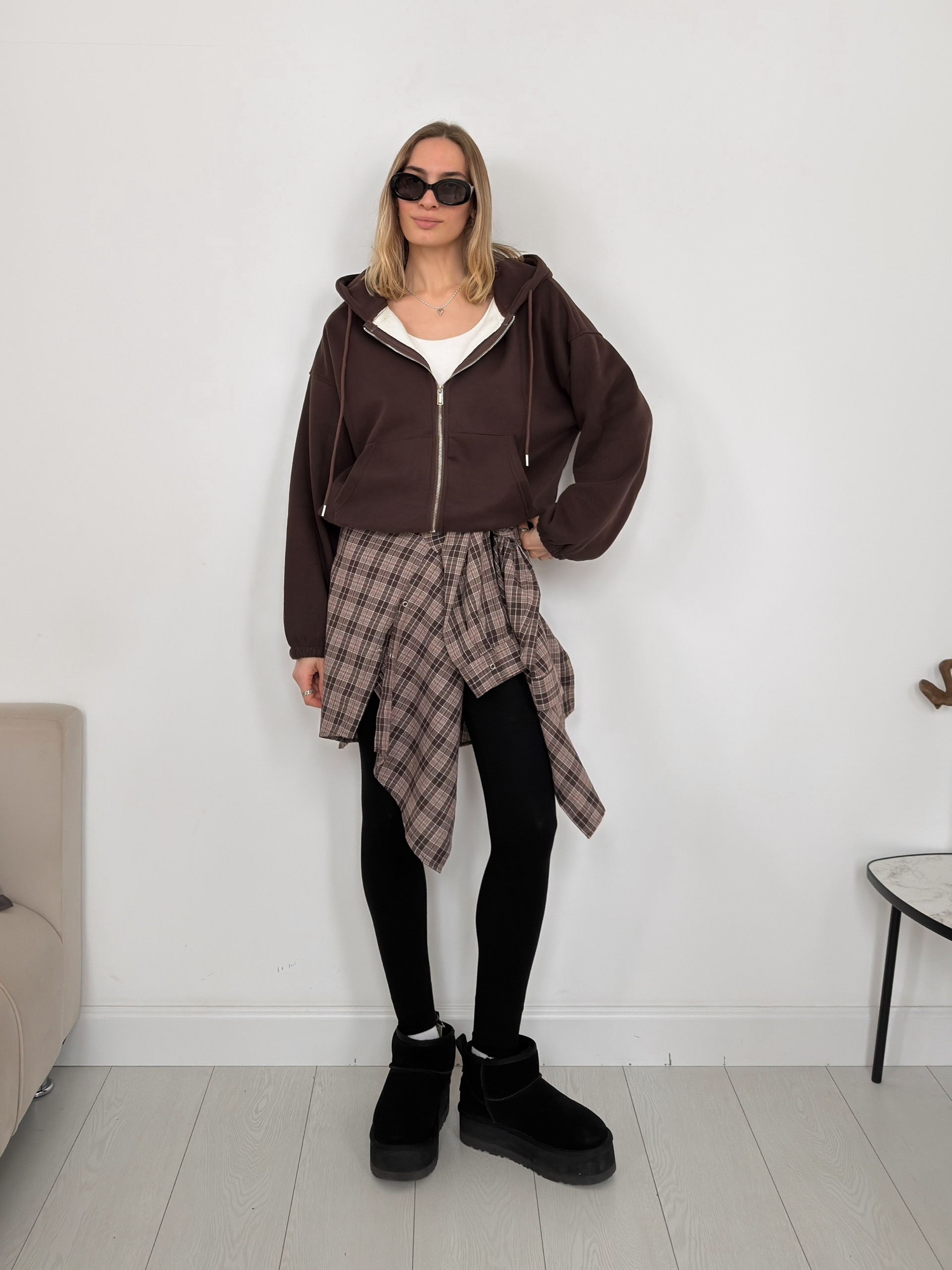 Худи Korea 1209  флис затяжка