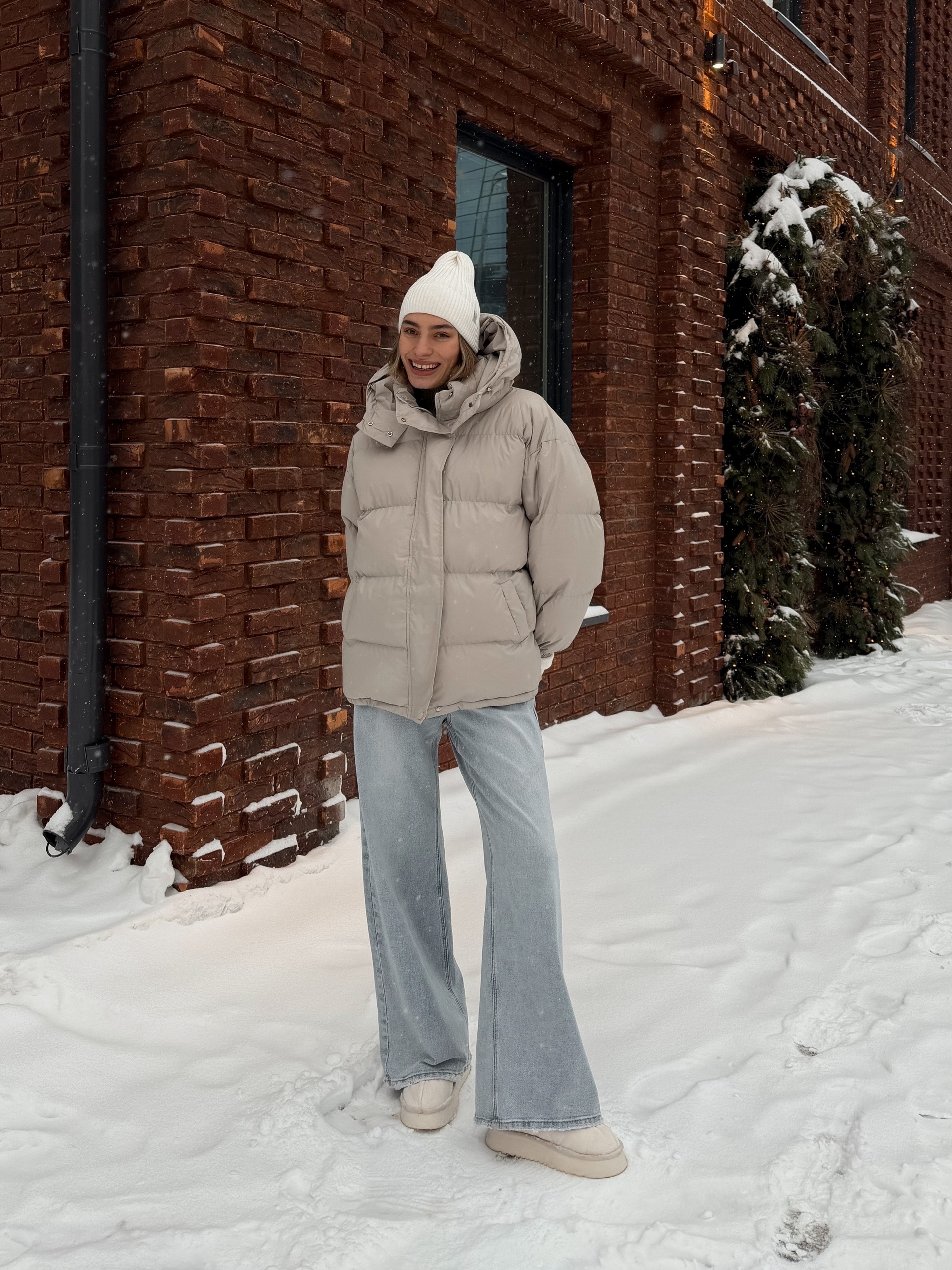 Куртка Nana 88117 короткая затяжка внизу