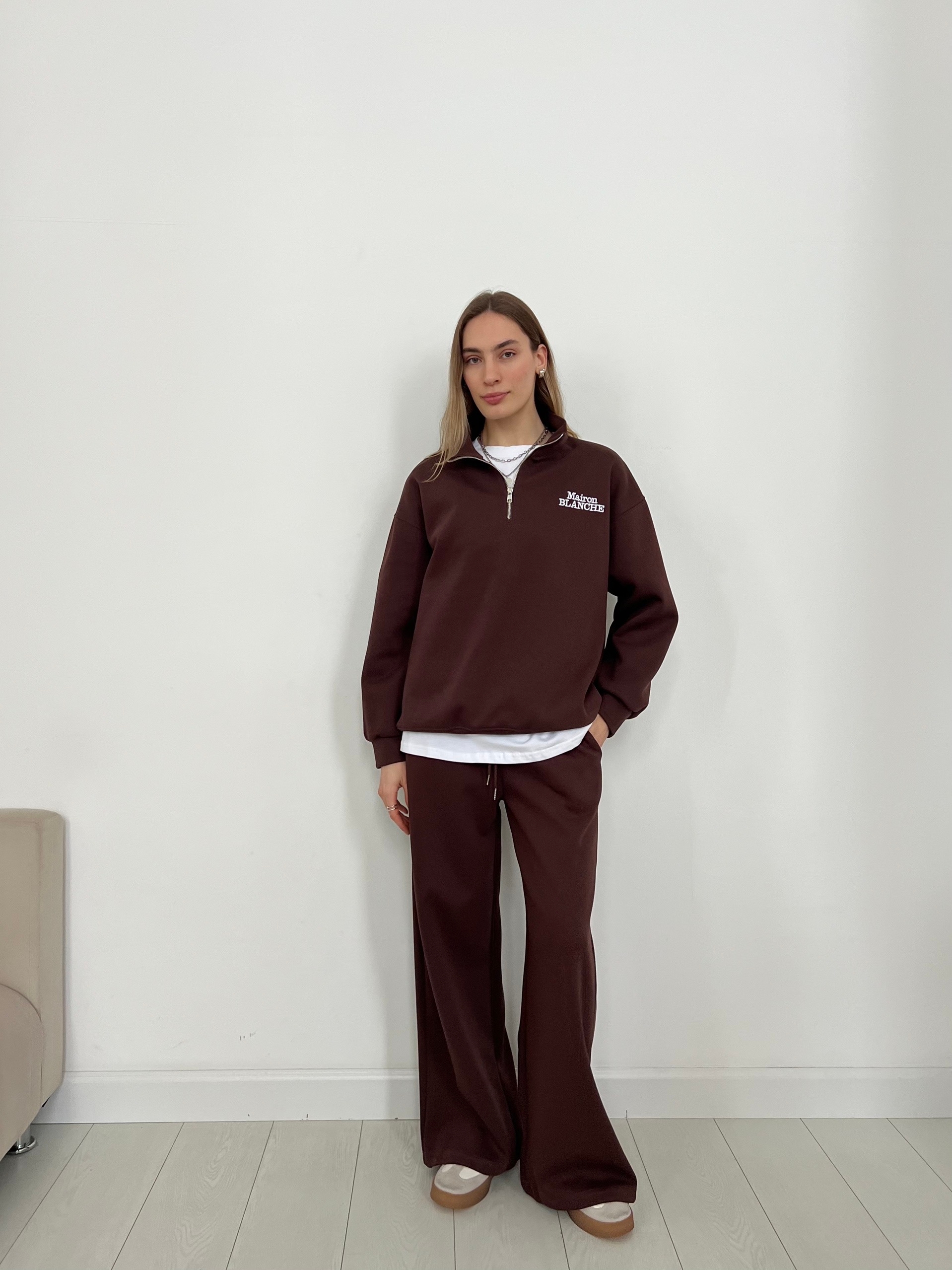 Костюм Korea 1777 Mairon Blanche свитшот+джогеры