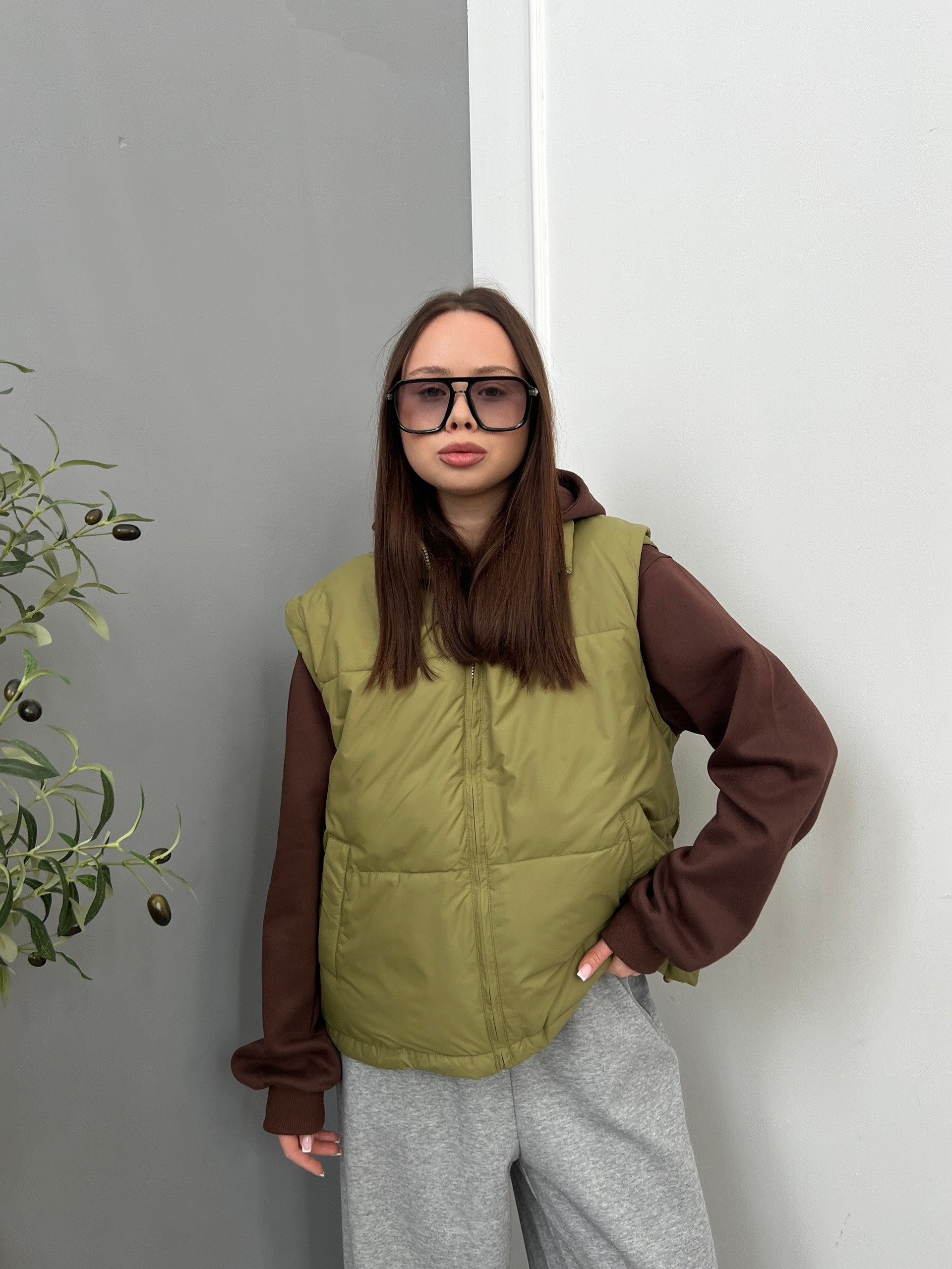 Куртка-жилетка Korea A26 короткая