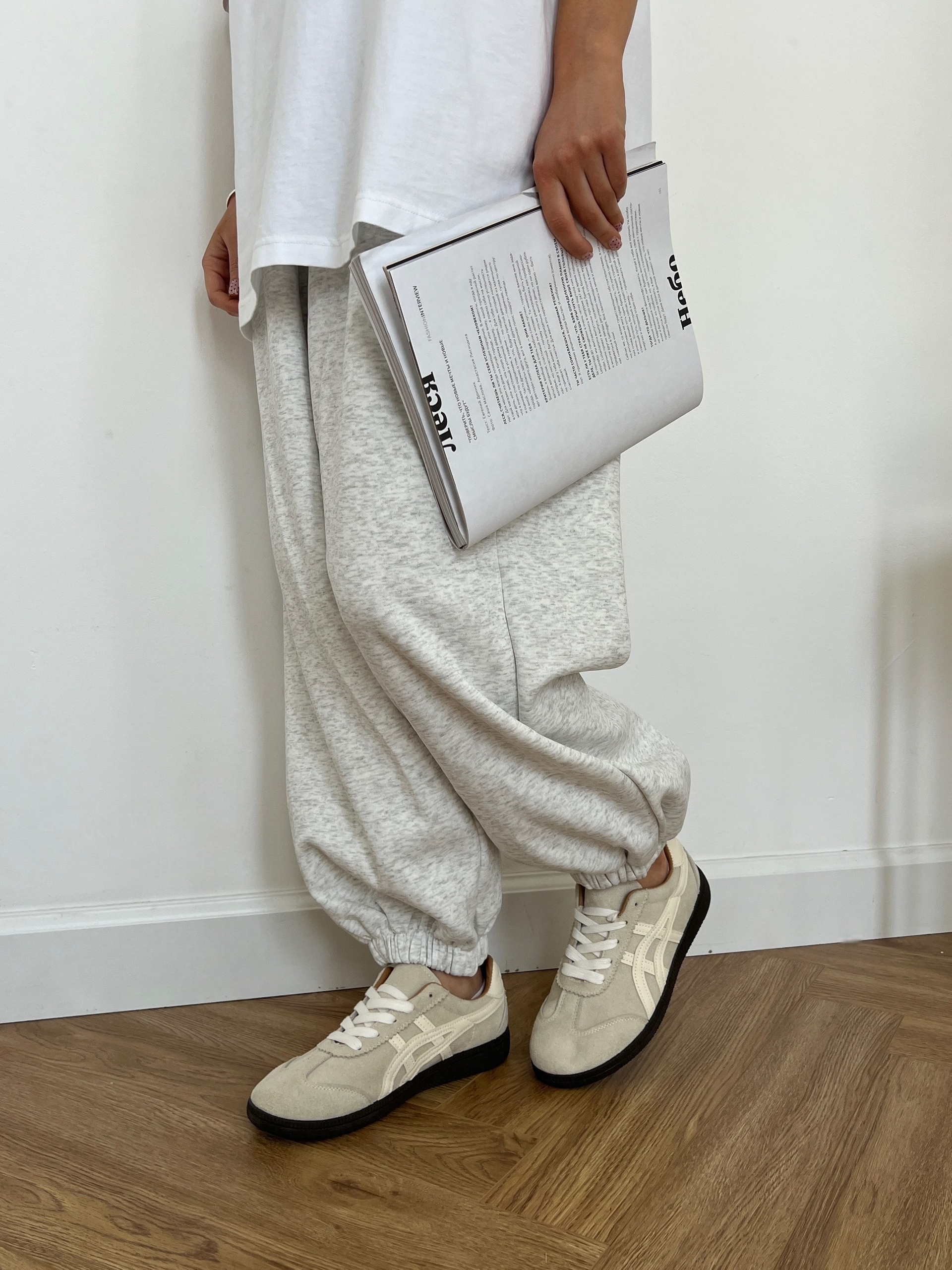 Кеды NM LZC6-5 замша+полосы