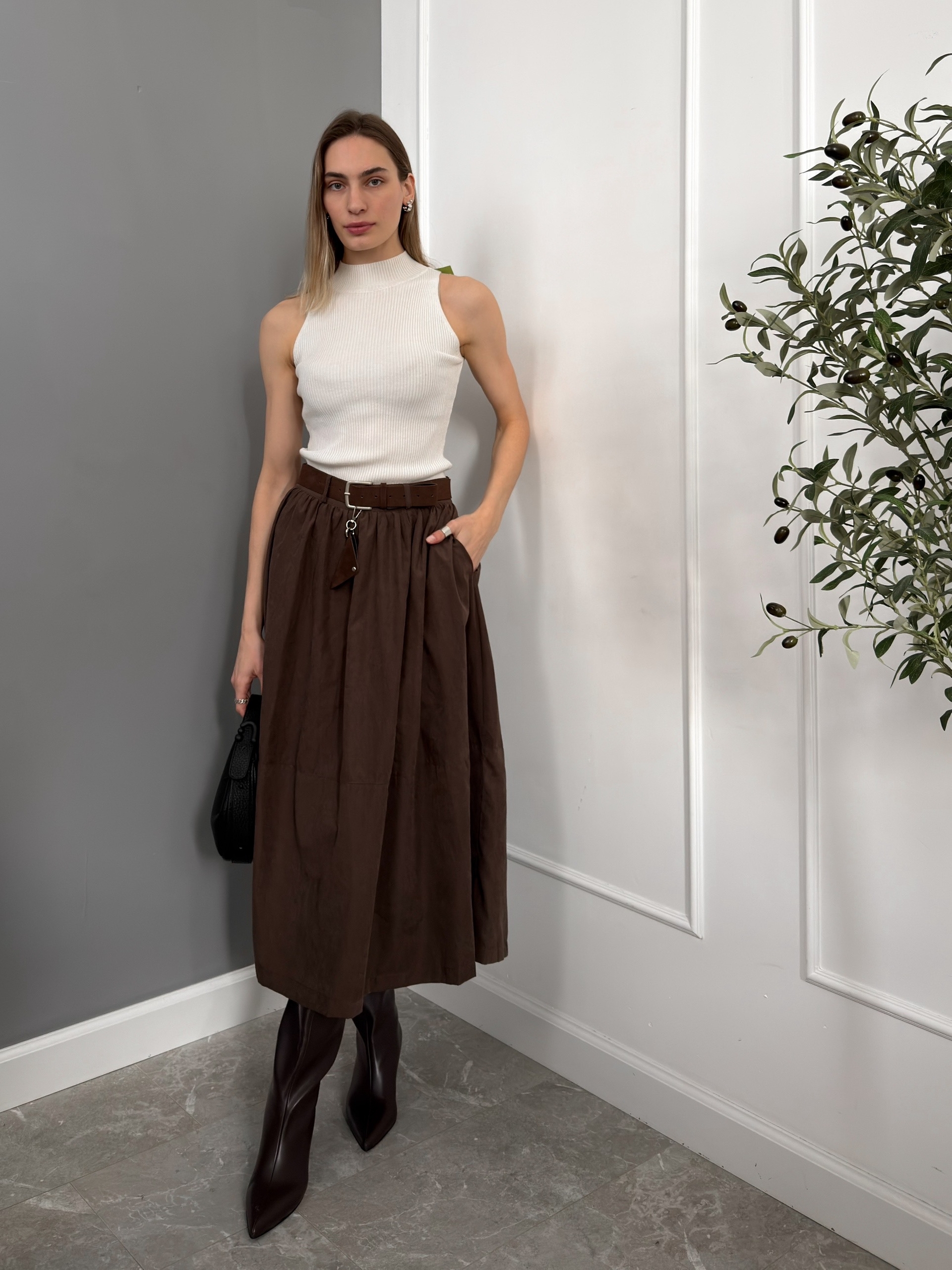 Юбка the Limon с ремнем 9200-56