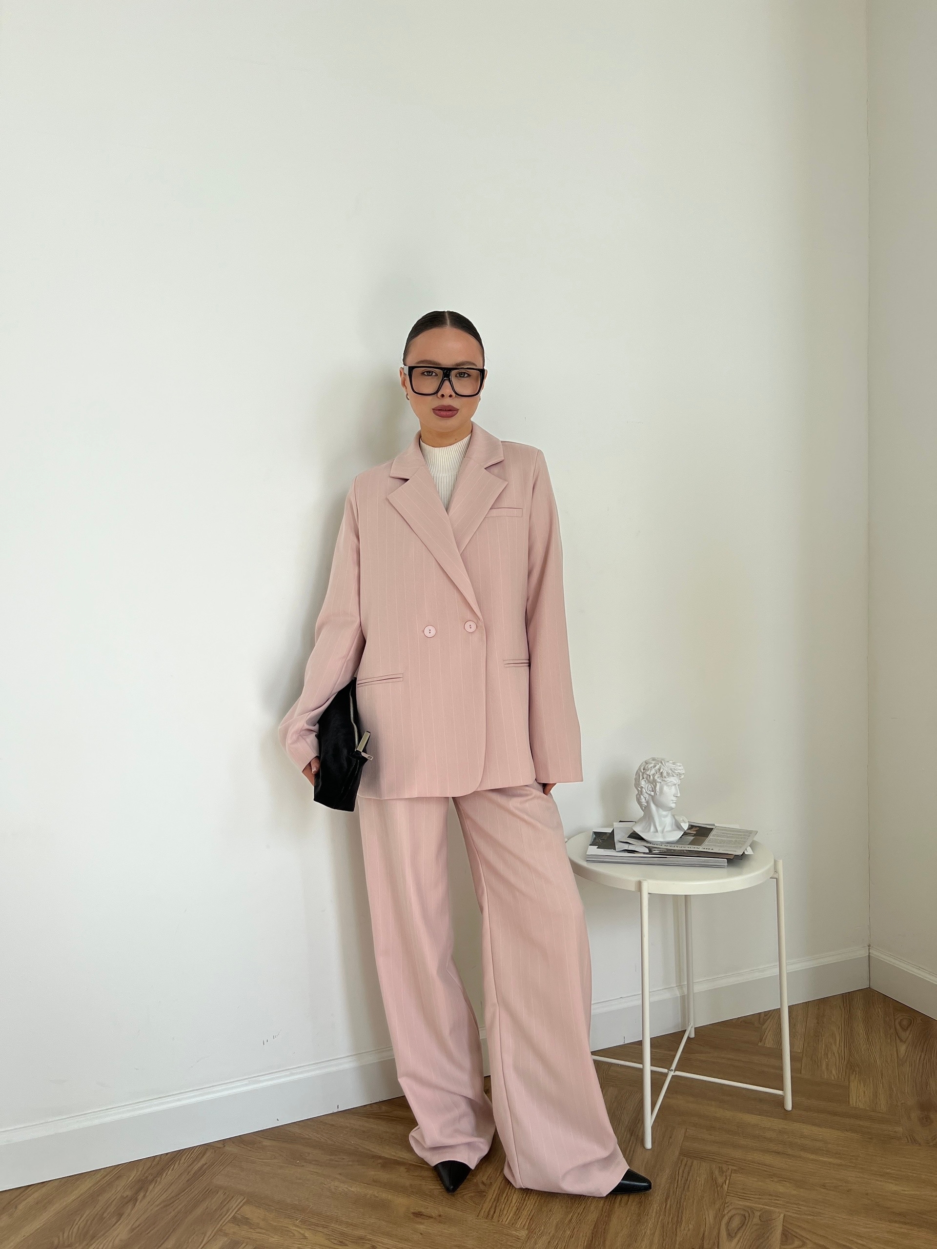 Костюм The Vibe жакет+брюки в полоску