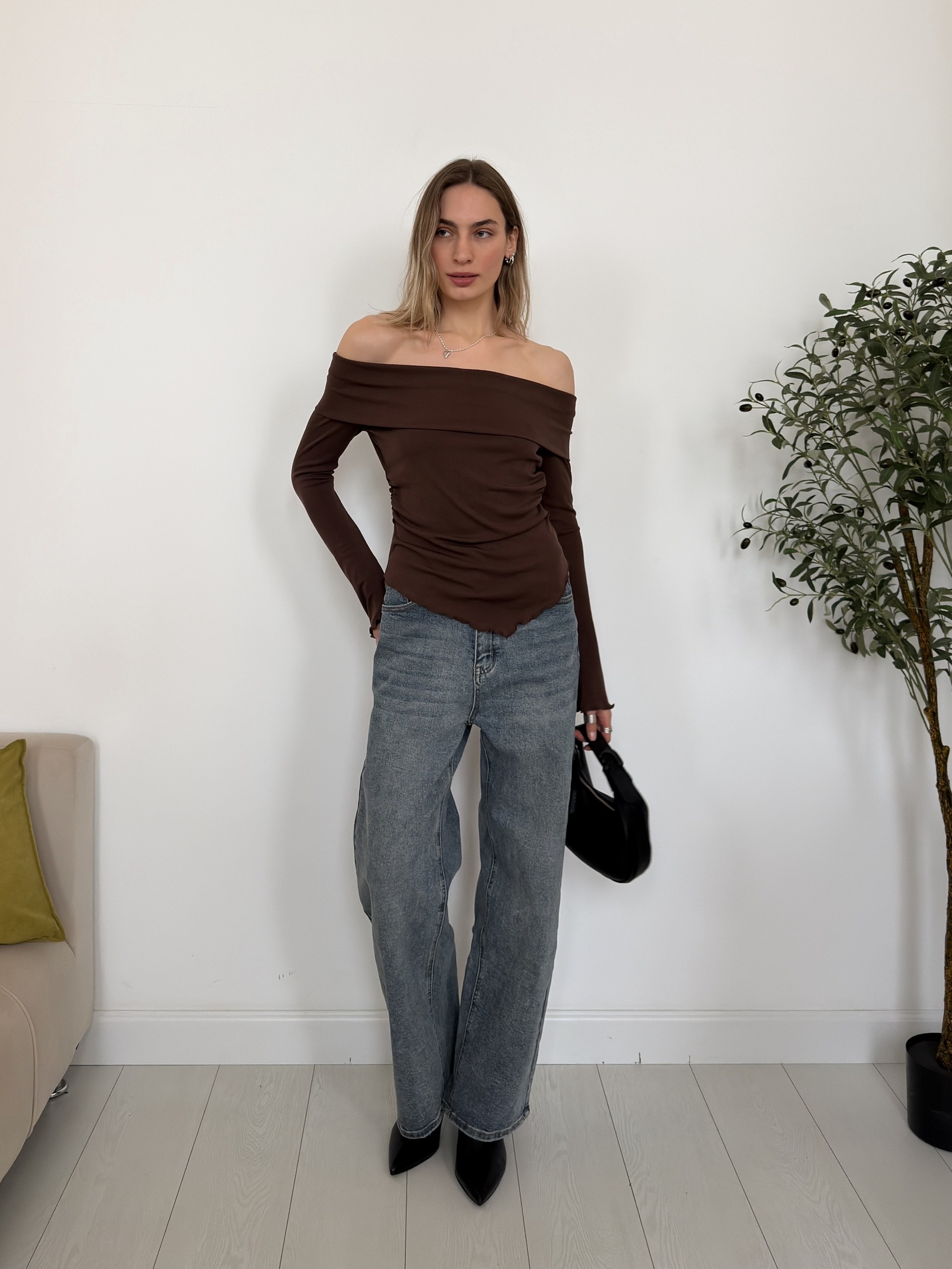 Кофточка Nama 604 подворот на плечах