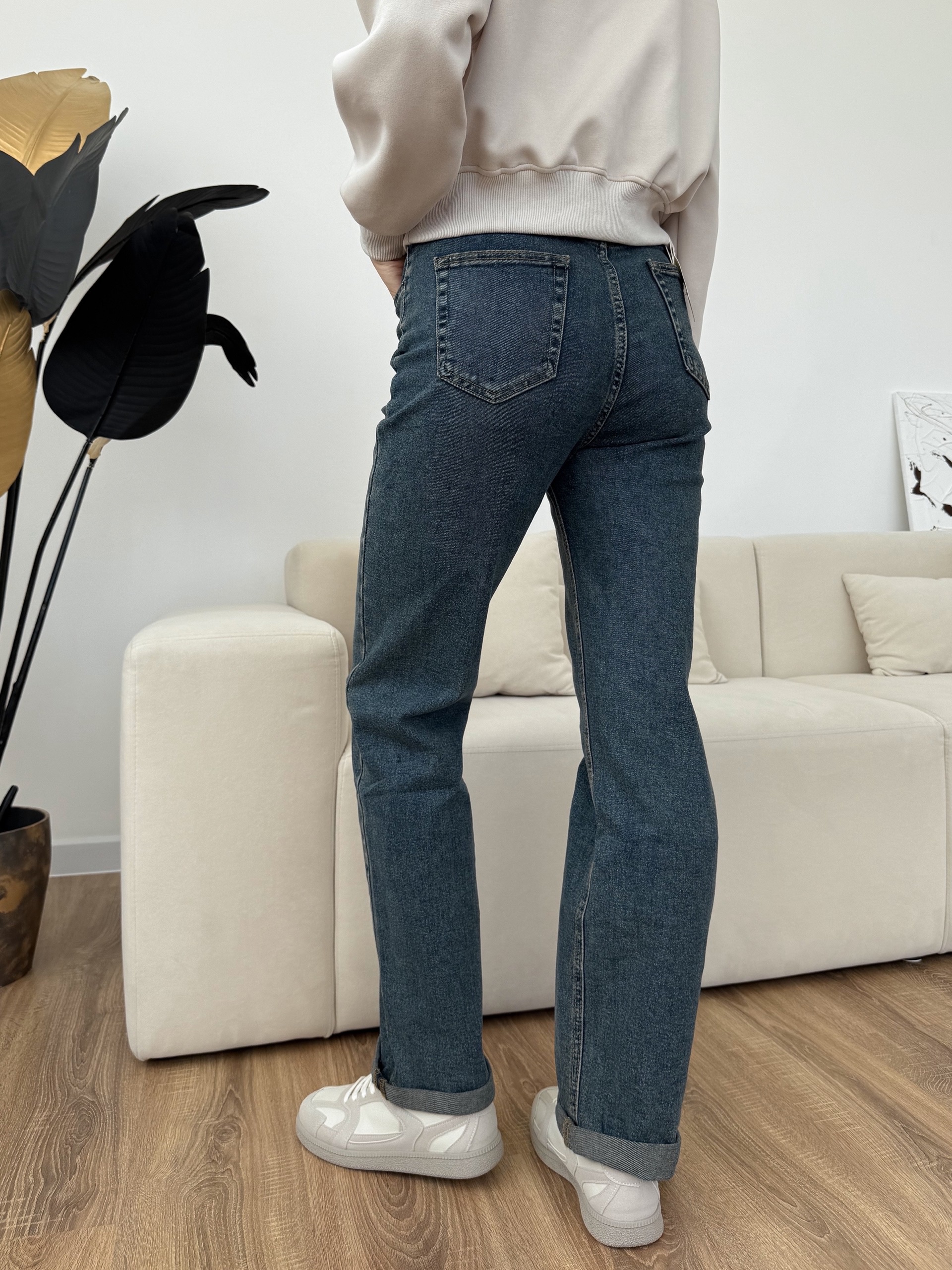 Джинсы Praisejeans G7075K с подворотом