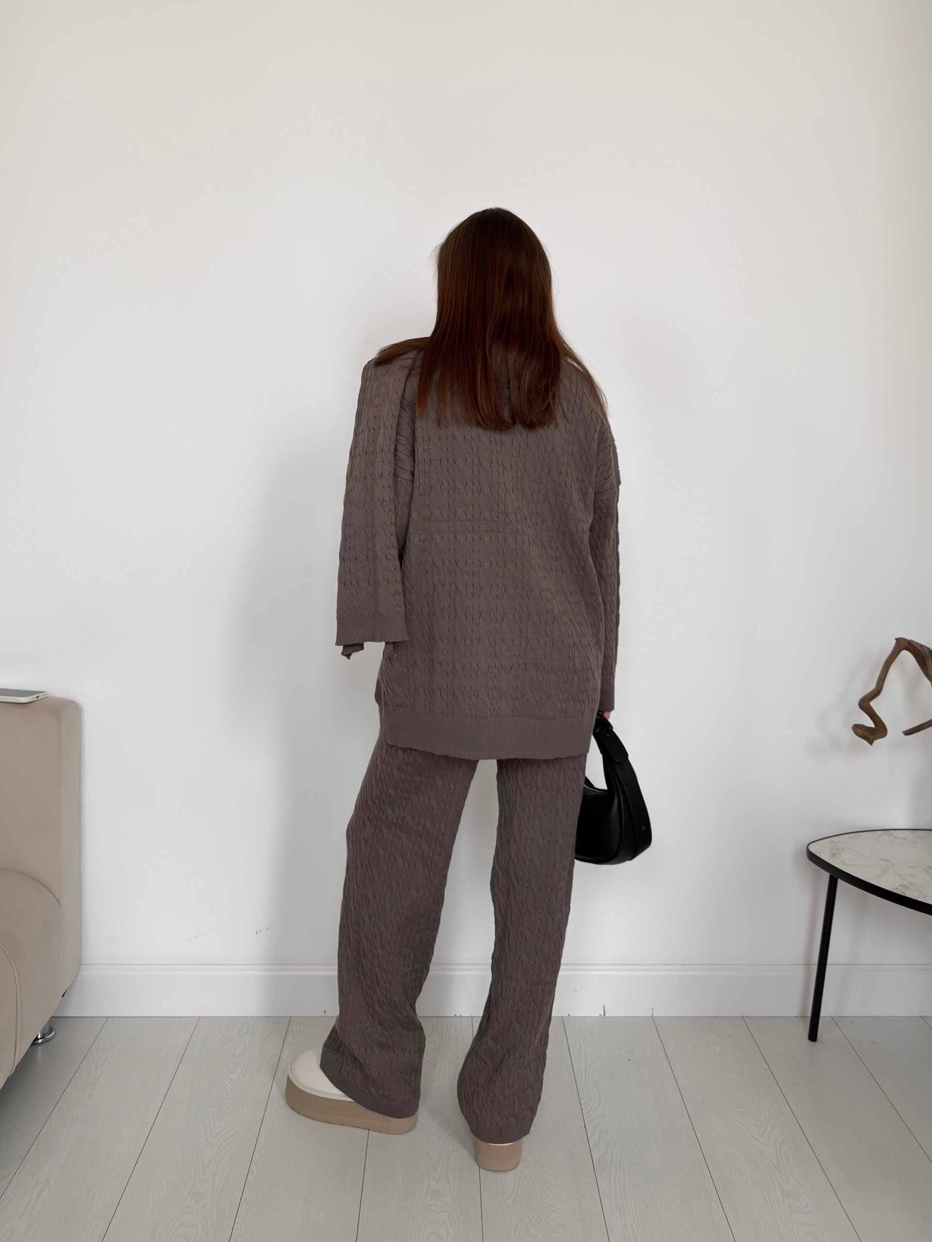 Костюм трикотаж routiine с шарфом