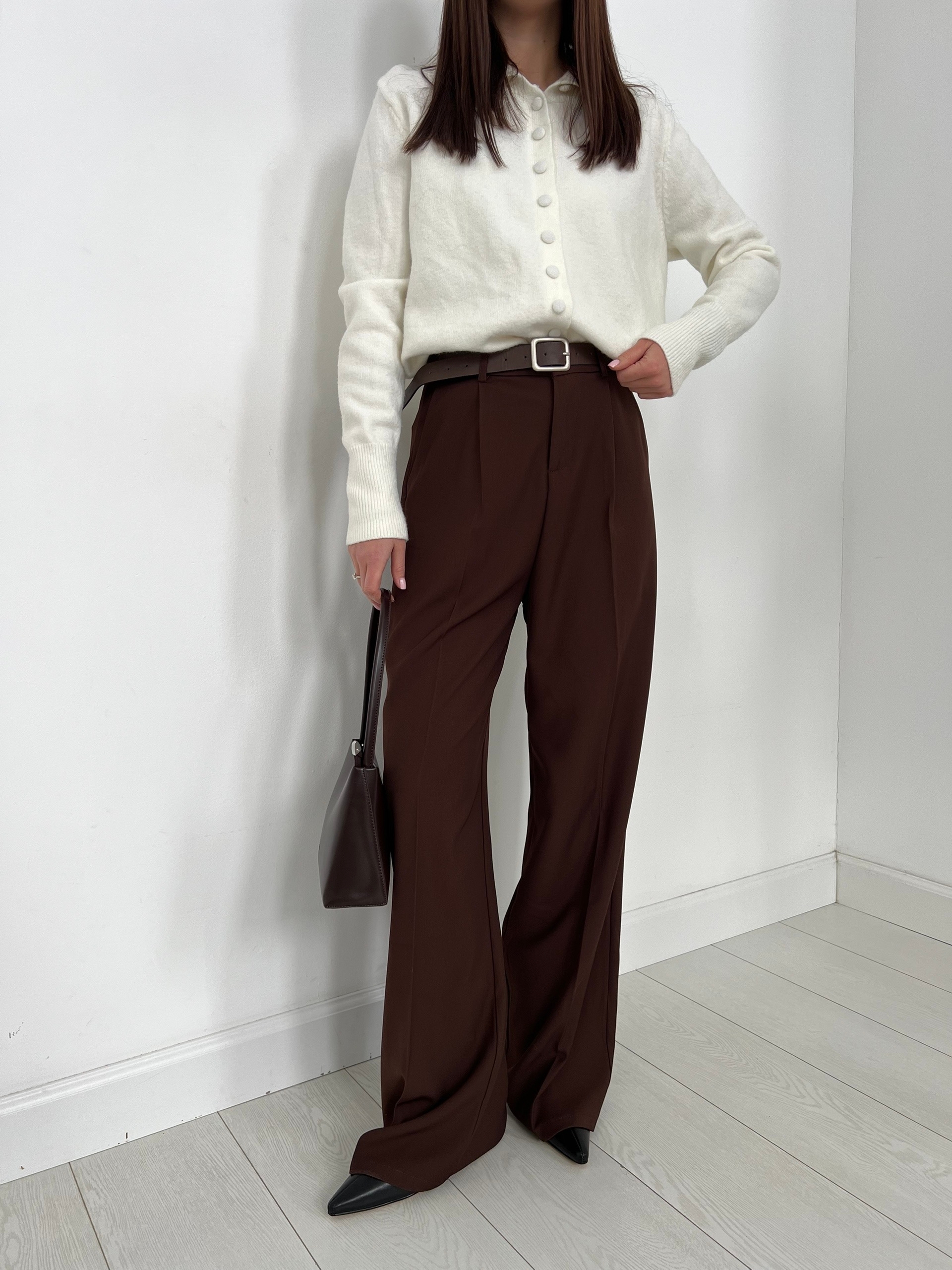 Брюки Praise Jeans P013 прямые с ремнем