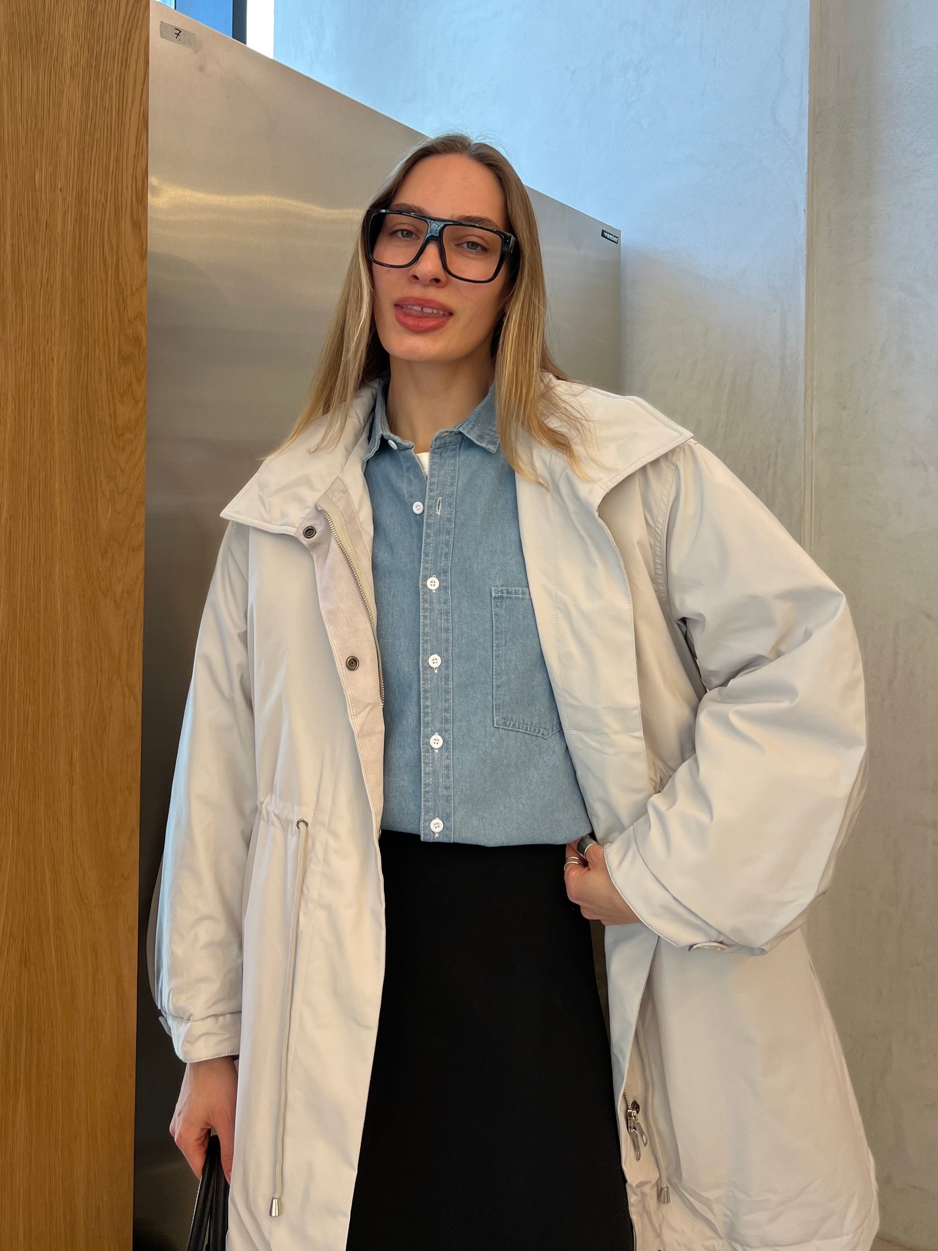 Куртка 33 Code 9120 средняя длина затяжка на талии