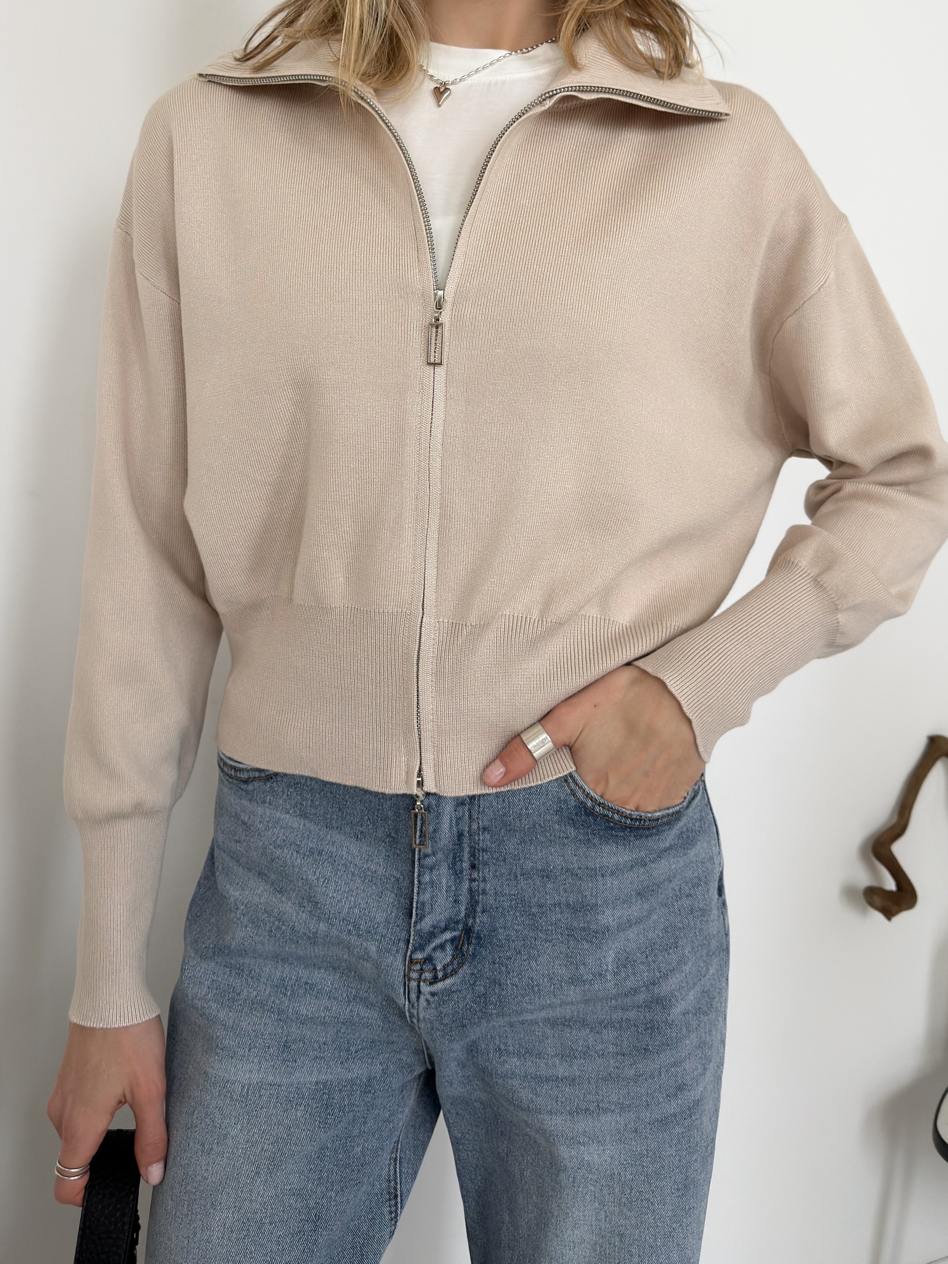 Джемпер 419 на молнии