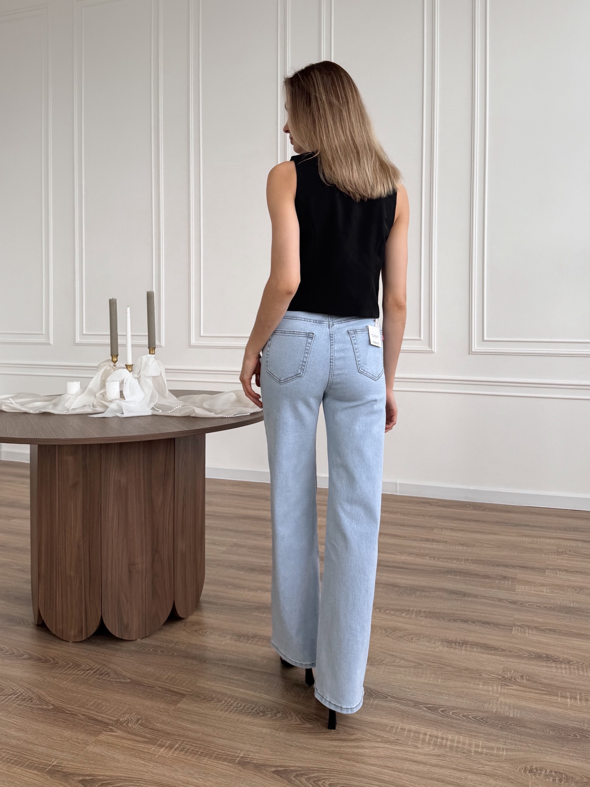 Джинсы Praisejeans E5869B широкие