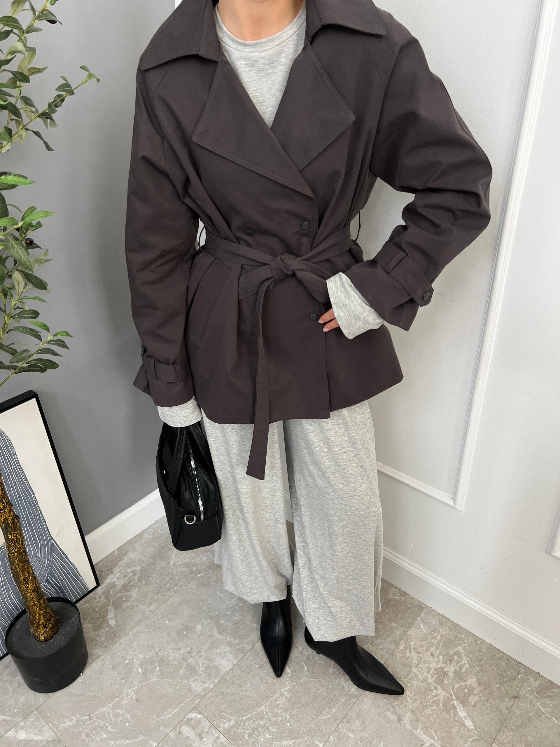 Тренч KXJ 2603 сред длина