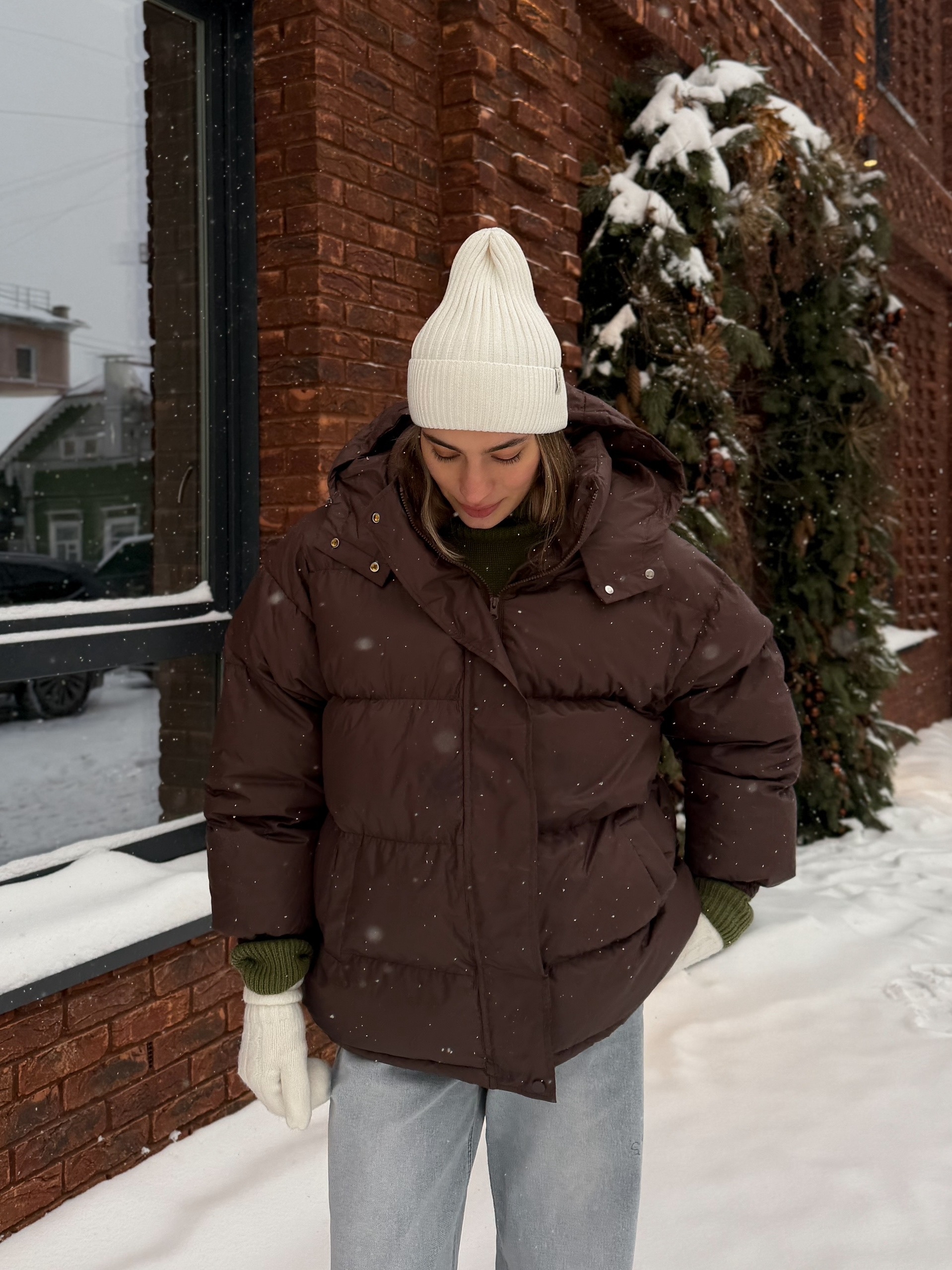 Куртка Nana 88117 короткая затяжка внизу