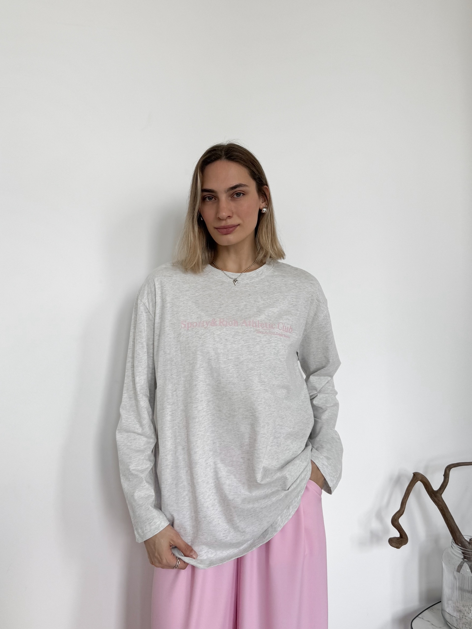 Лонгслив NJ brand Sporty Rich 2610