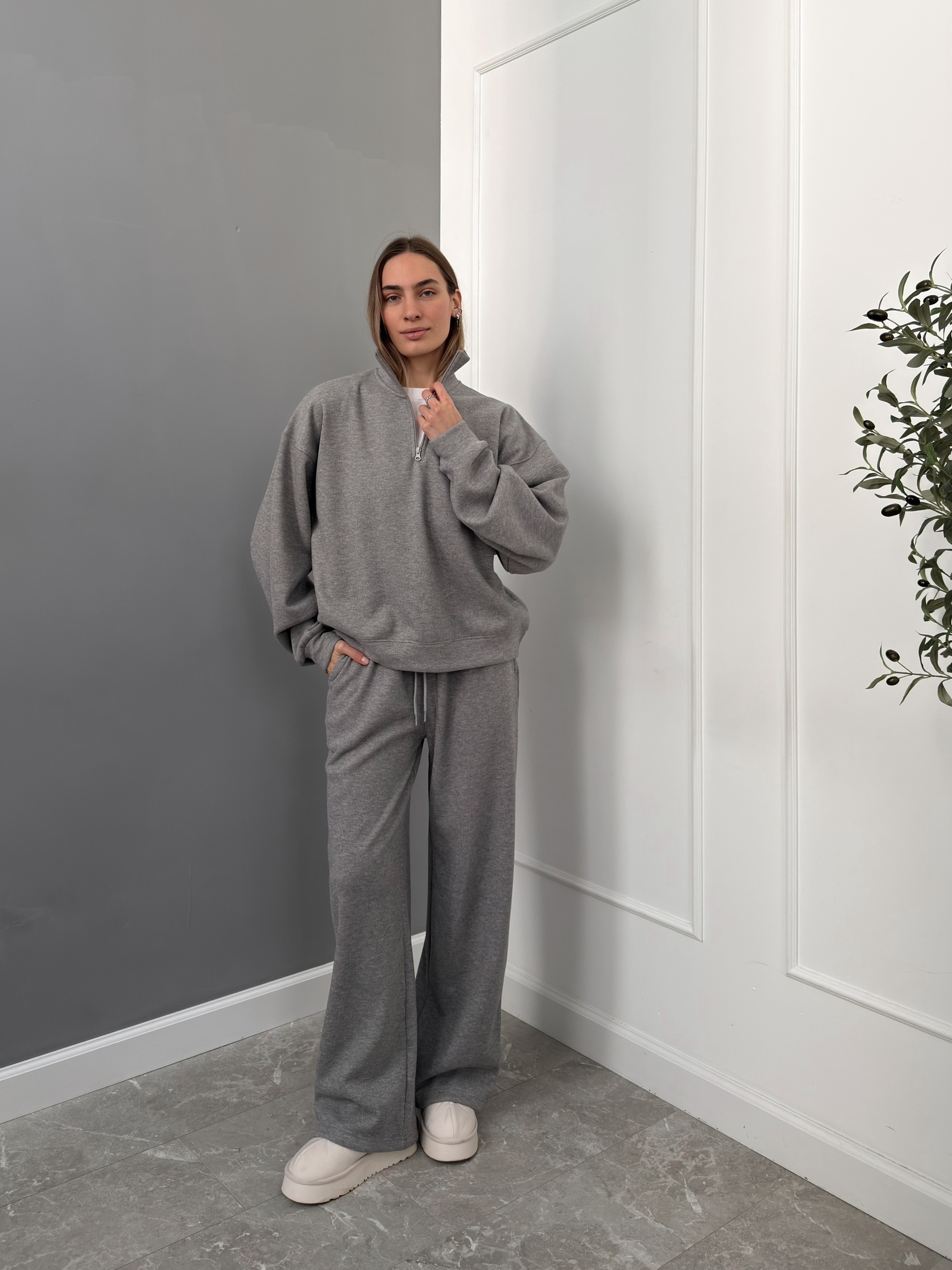 Костюм Cosmc 960 свитот ворот на молнии+брюки флис