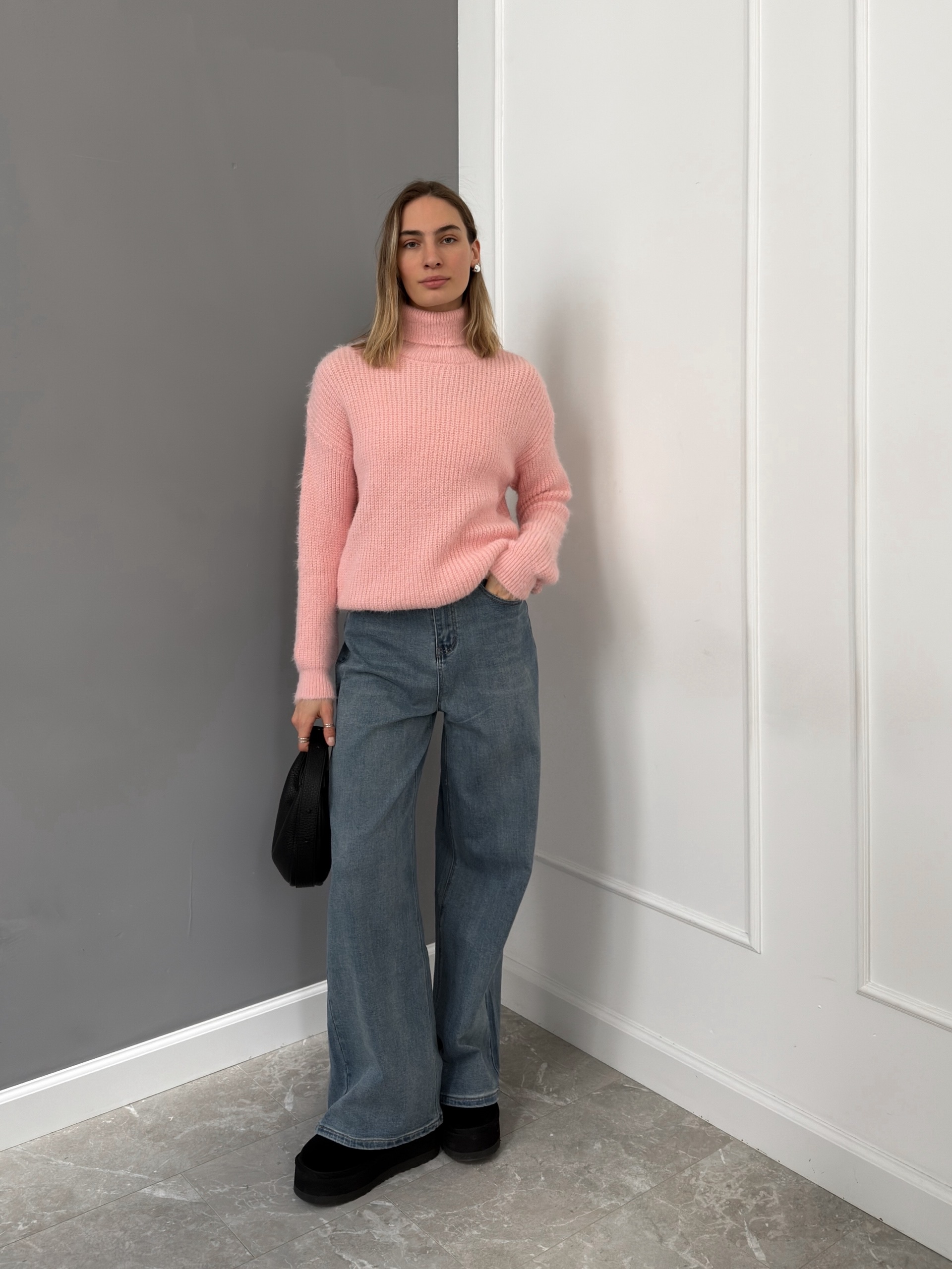 Свитер Korea S2566  ворот высокий