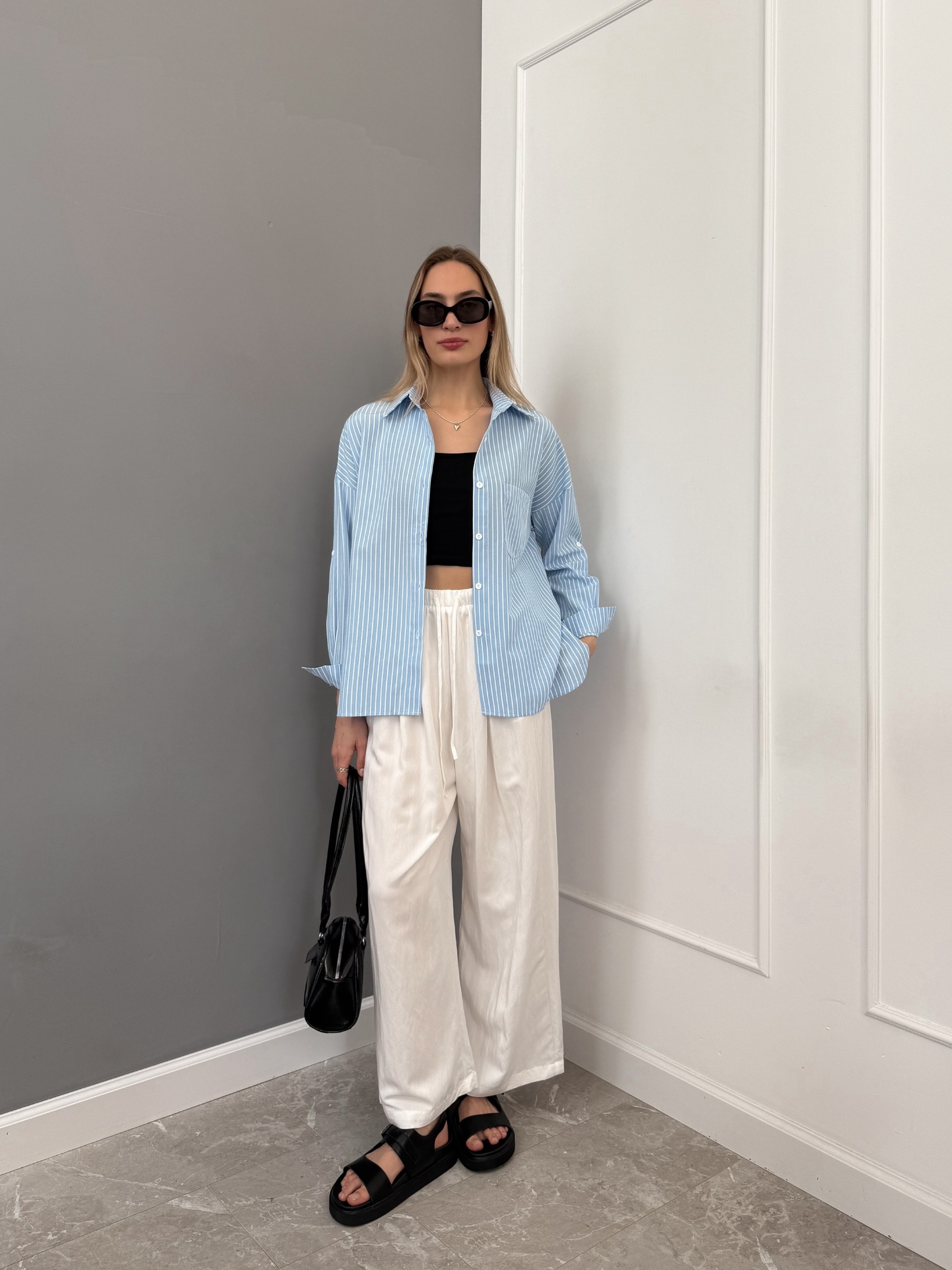 Рубашка Margo 058 в полоску