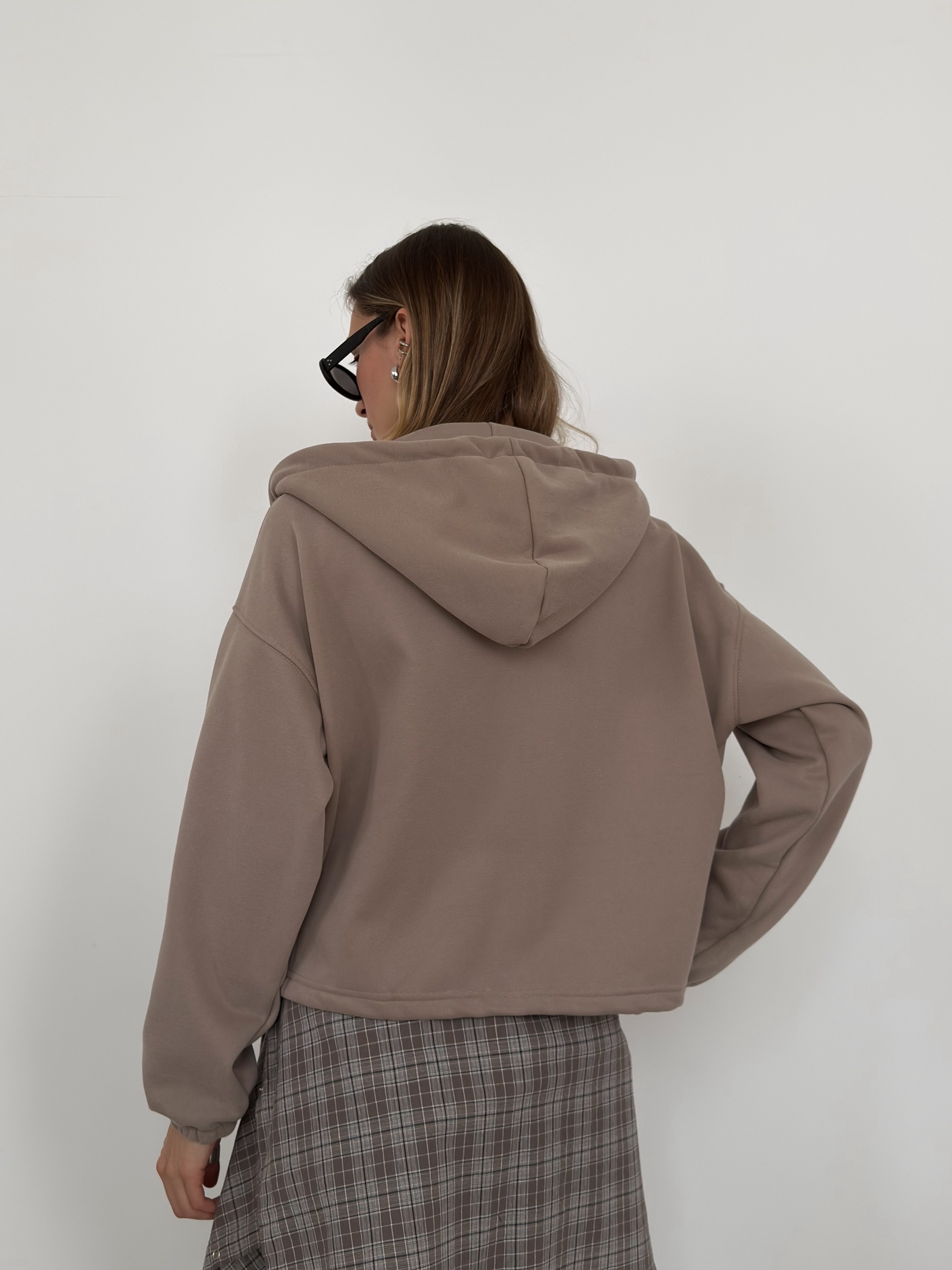 Худи Korea 1209  флис затяжка