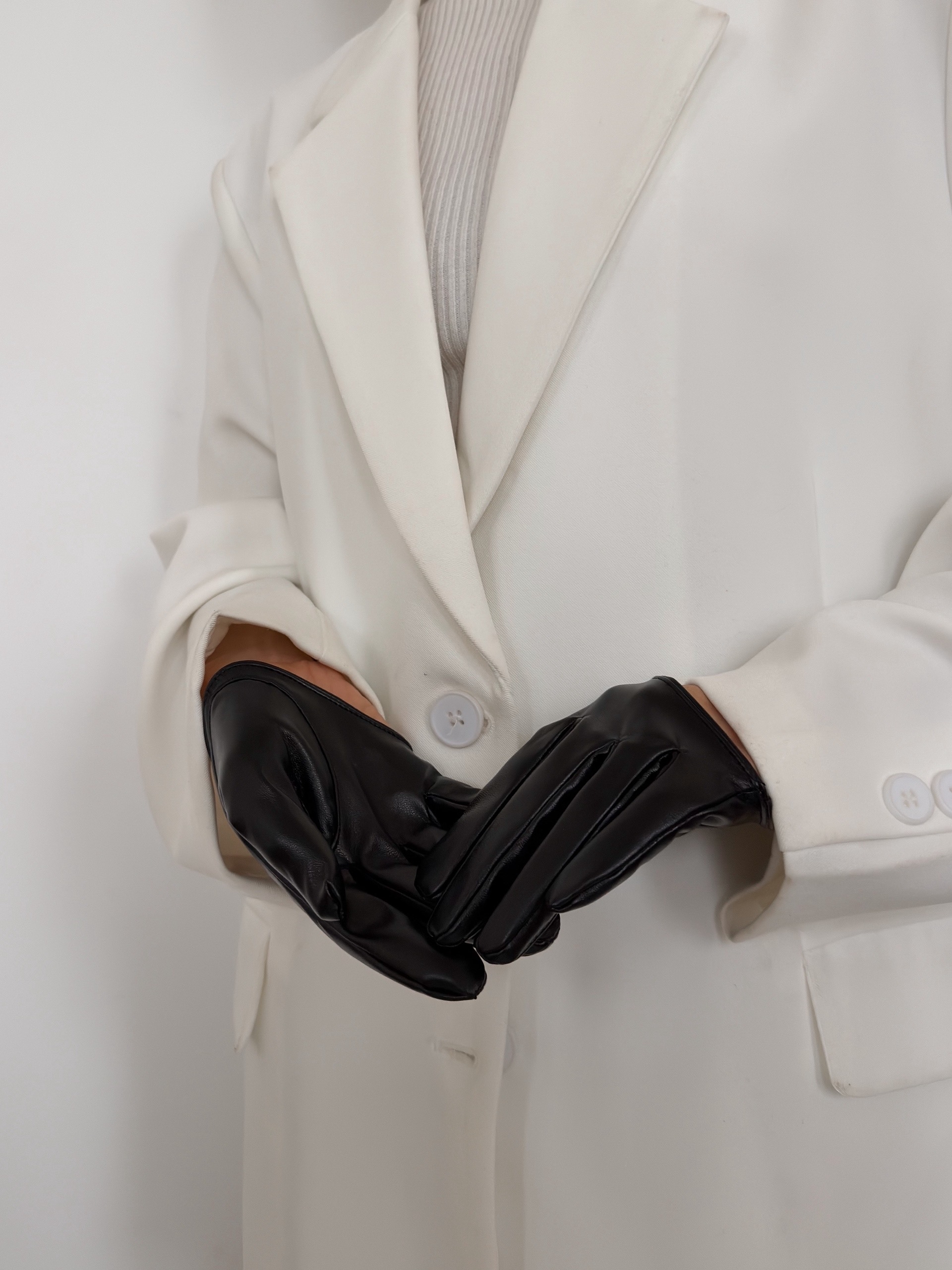 Перчатки кожа укороченные