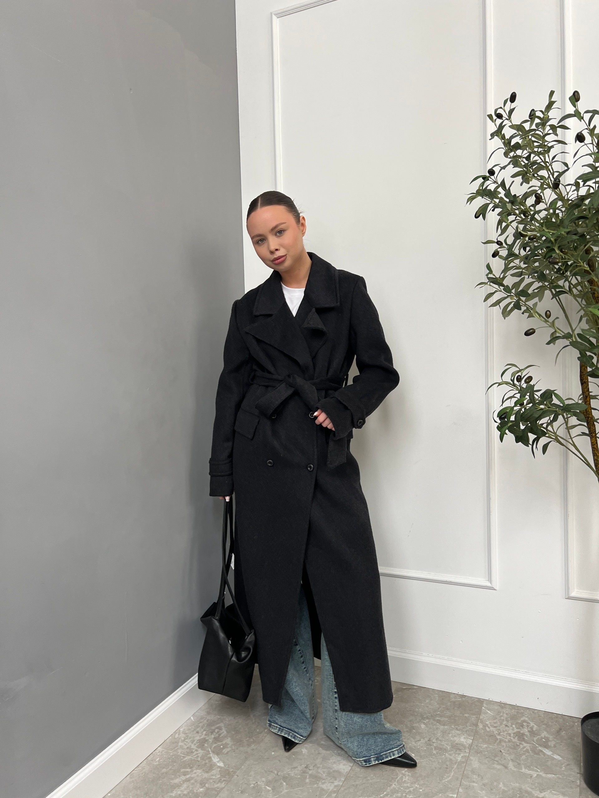 Пальто шерсть длинное