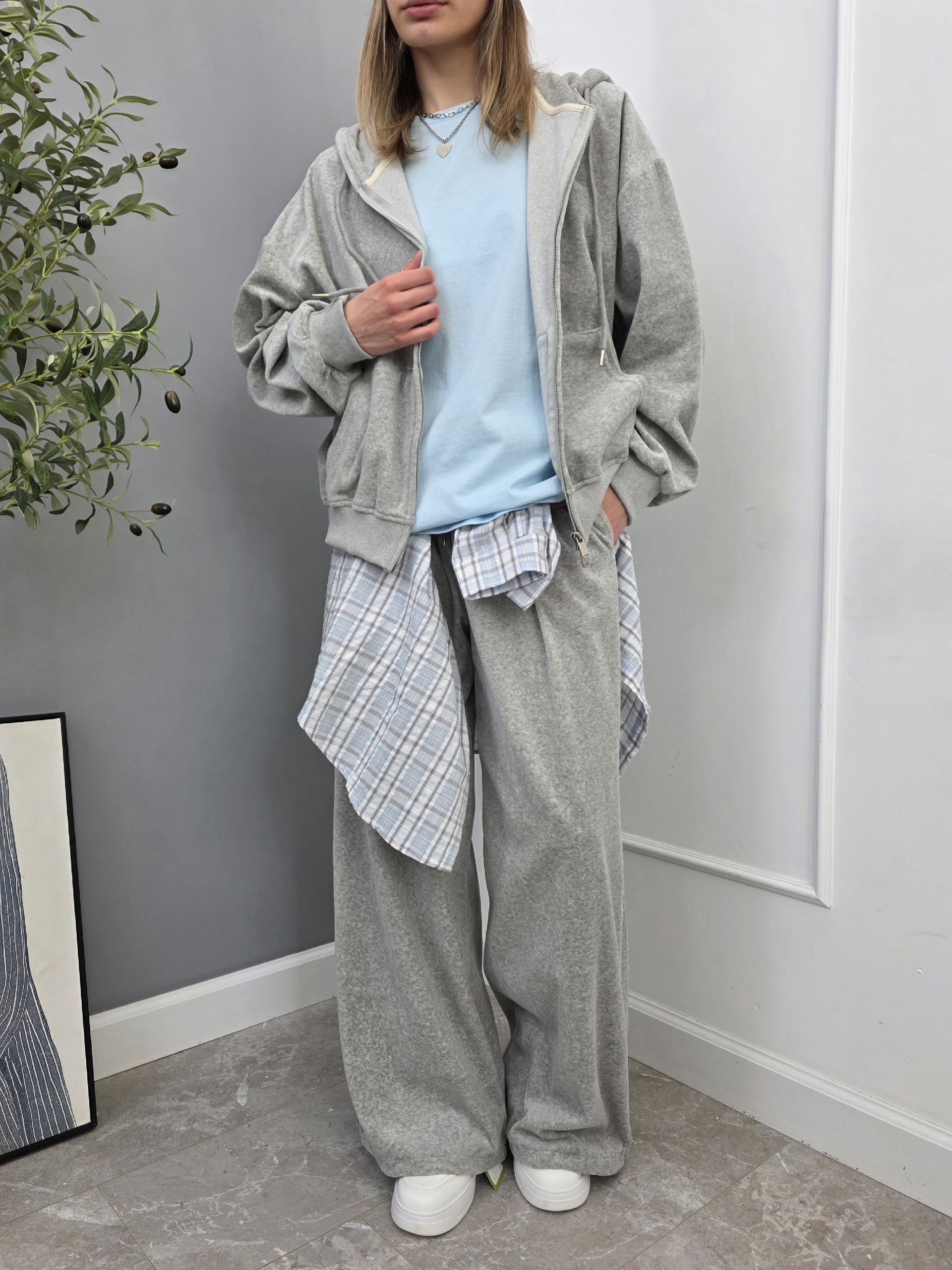 Костюм NJ 30592 толстовка+брюки мягкий