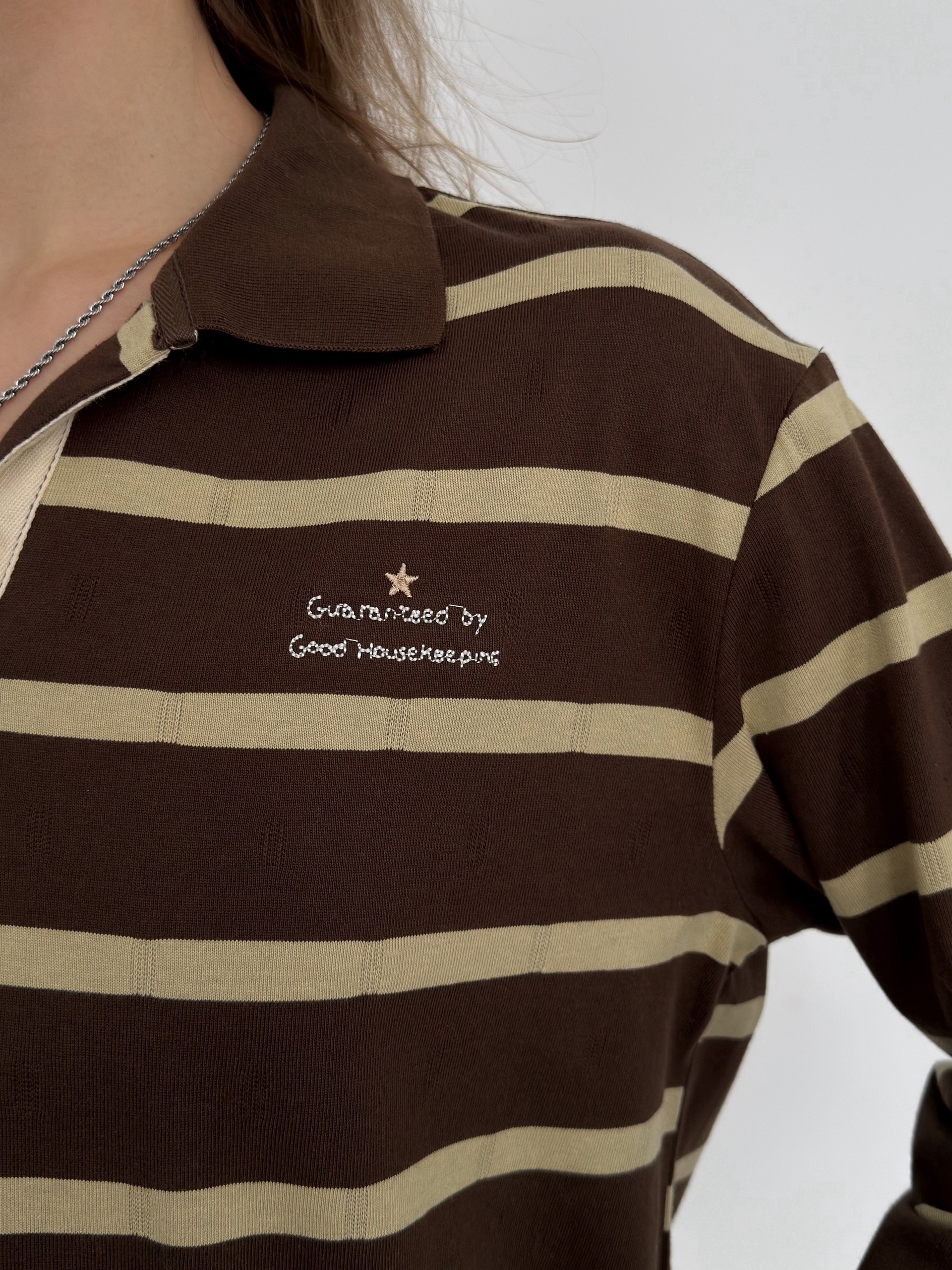 Джемпер 6770 в полоску цвет ворот