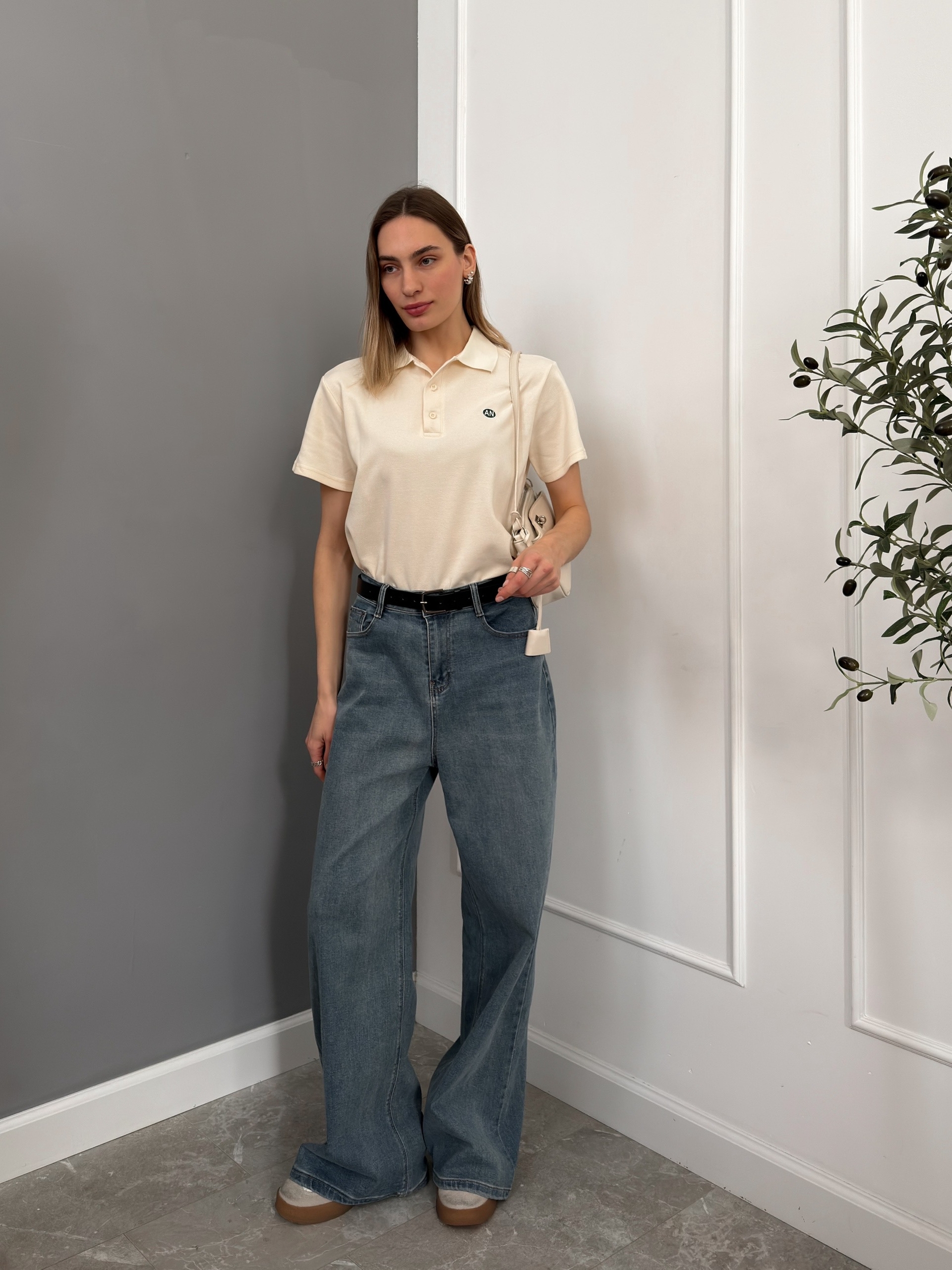 Футболка поло shandu 9184 нашивка