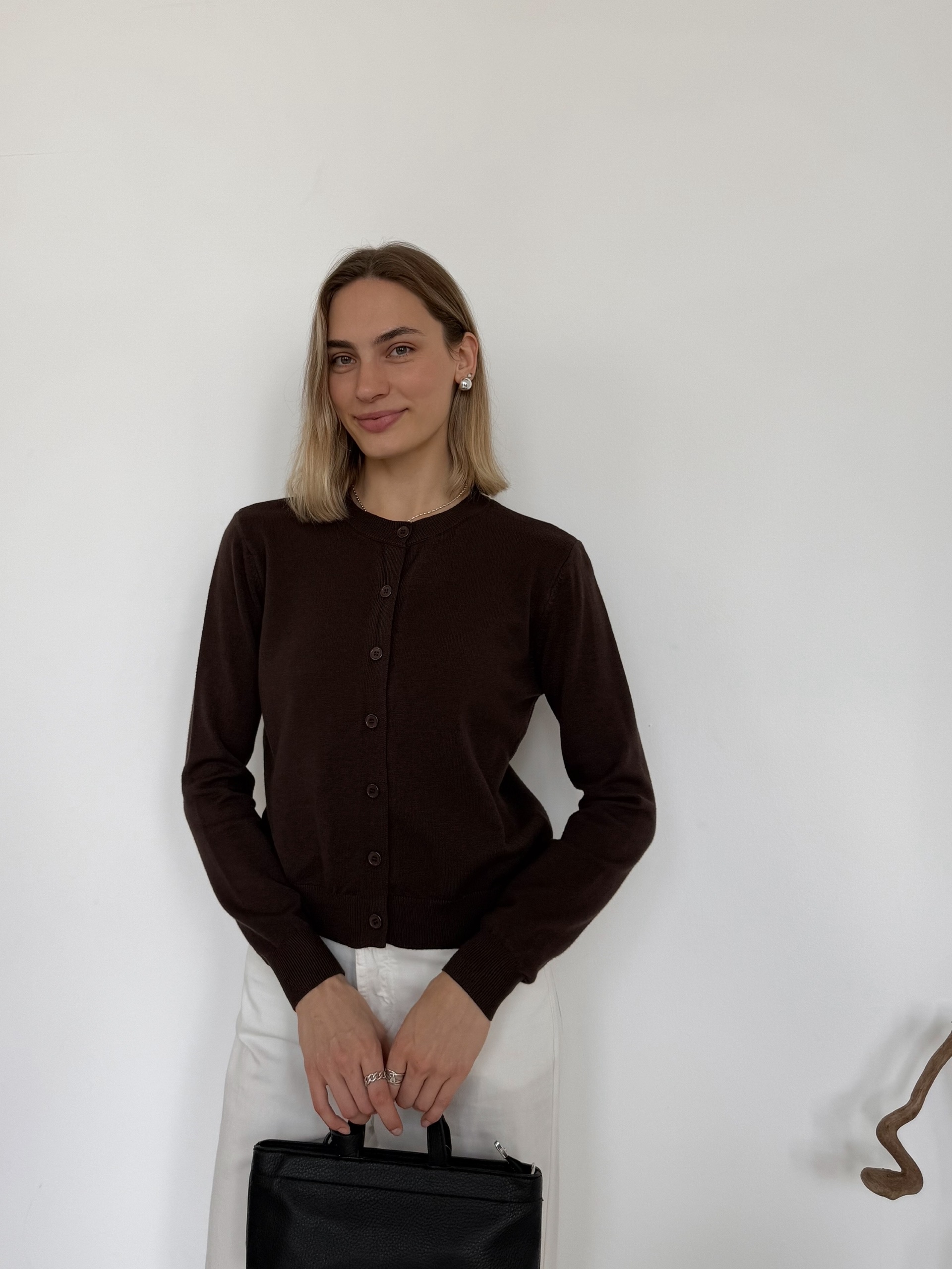 Кардиган T&T Fashion Z25 круглый ворот